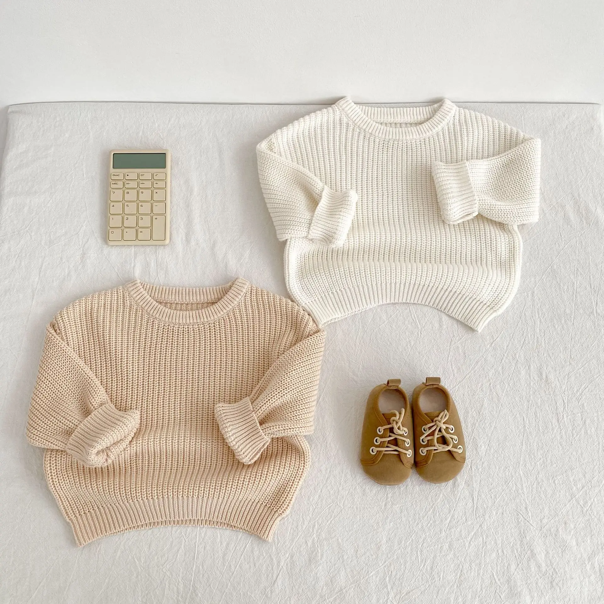 Infant Girl Long Sleeve Knitted Pullover Kids Boys O-neck Sweater Toddler Clothes 2025 Autumn New Baby Knit Sweater Solid Color
Infant Girl Long Sleeve Knitted Pullover Kids Boys O-neck Sweater Toddler Clothes 2025 Autumn New Baby Knit Sweater Solid Color