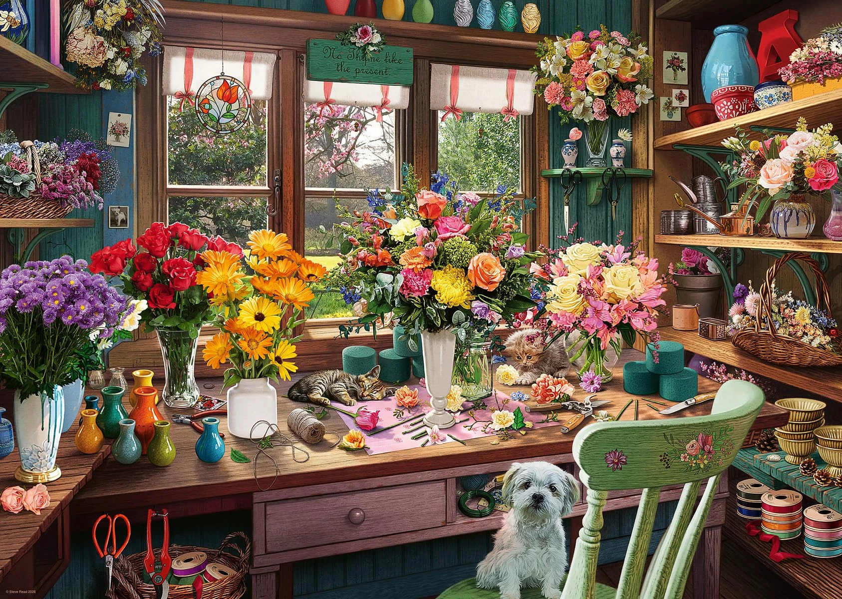 Flowers House 500/1000/1200/2000 PCS Jigsaw Puzzles Dog and Cat Family Activity Games for Gameroom Bedroom Home Decor Gift
Flowers House 500/1000/1200/2000 PCS Jigsaw Puzzles Dog and Cat Family Activity Games for Gameroom Bedroom Home Decor Gift