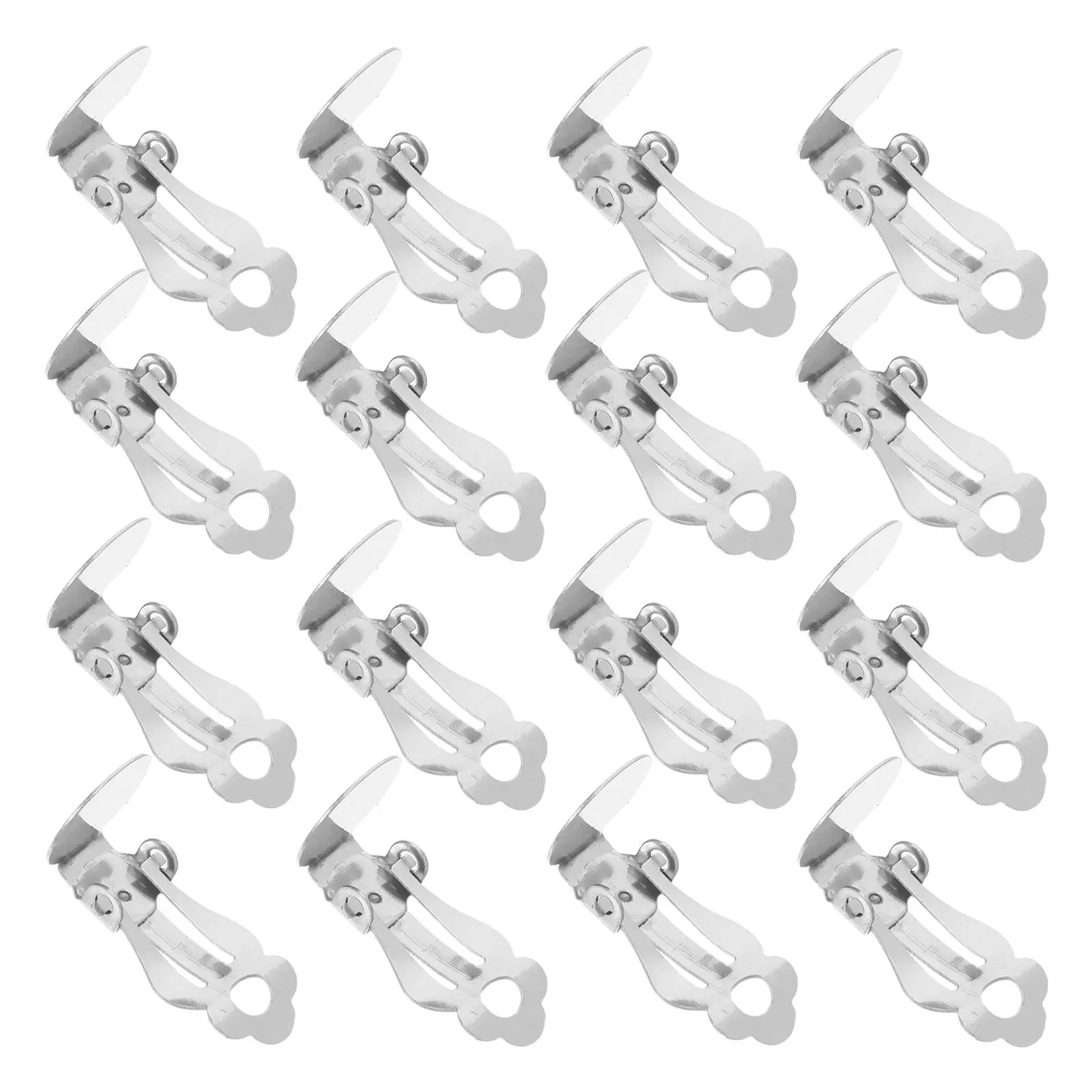 20Pcs Non Pierced Ear Clip Bases Stainless Steel Round Flat Back Tray Quick Open Clip on Earring Converters DIY Jewelry Making
20Pcs Non Pierced Ear Clip Bases Stainless Steel Round Flat Back Tray Quick Open Clip on Earring Converters DIY Jewelry Making