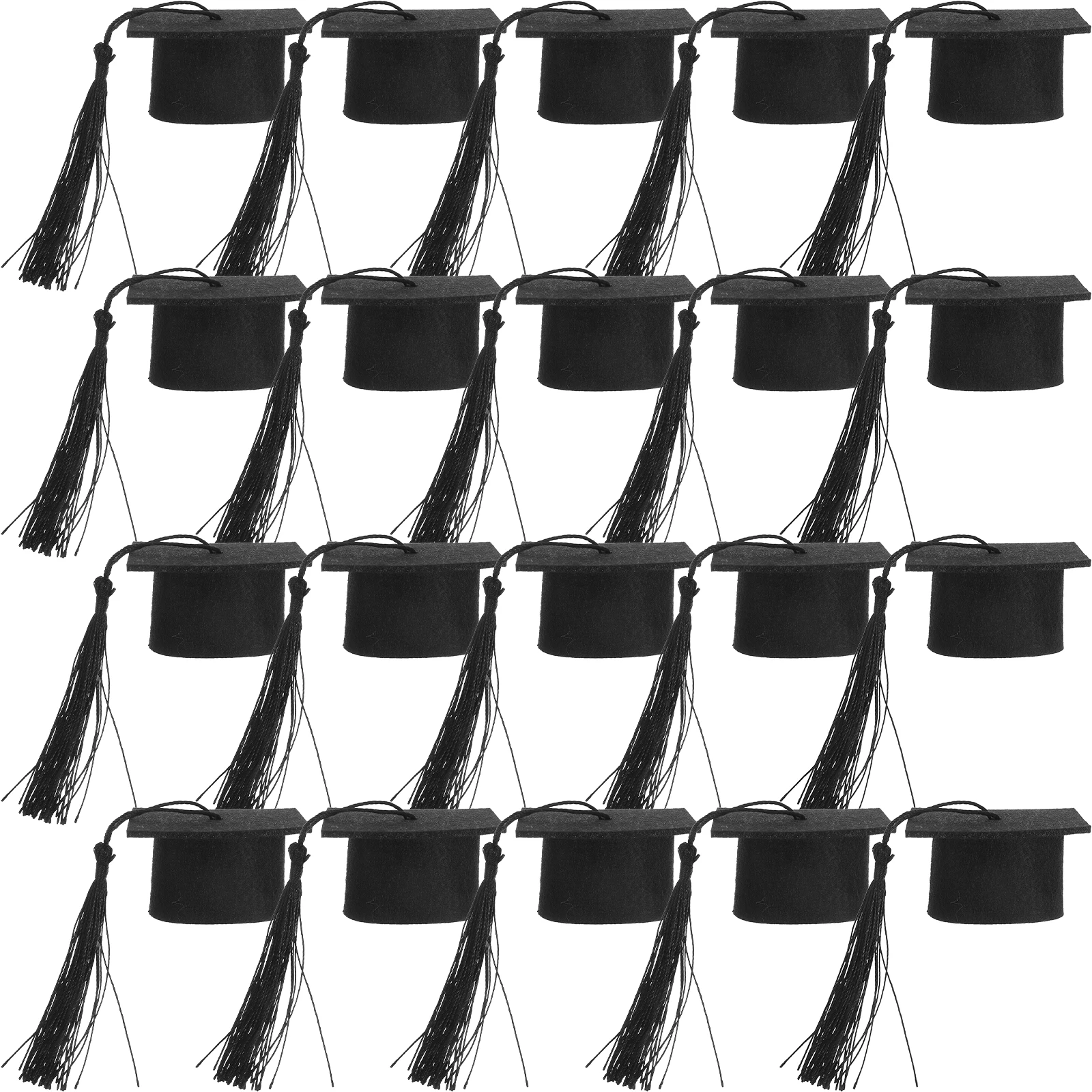 20 Pcs Doctor Hat Decoration Mini Graduation Cap for Crafts Bottle Topper Flask Toppers Water Caps Party Favors
20 Pcs Doctor Hat Decoration Mini Graduation Cap for Crafts Bottle Topper Flask Toppers Water Caps Party Favors