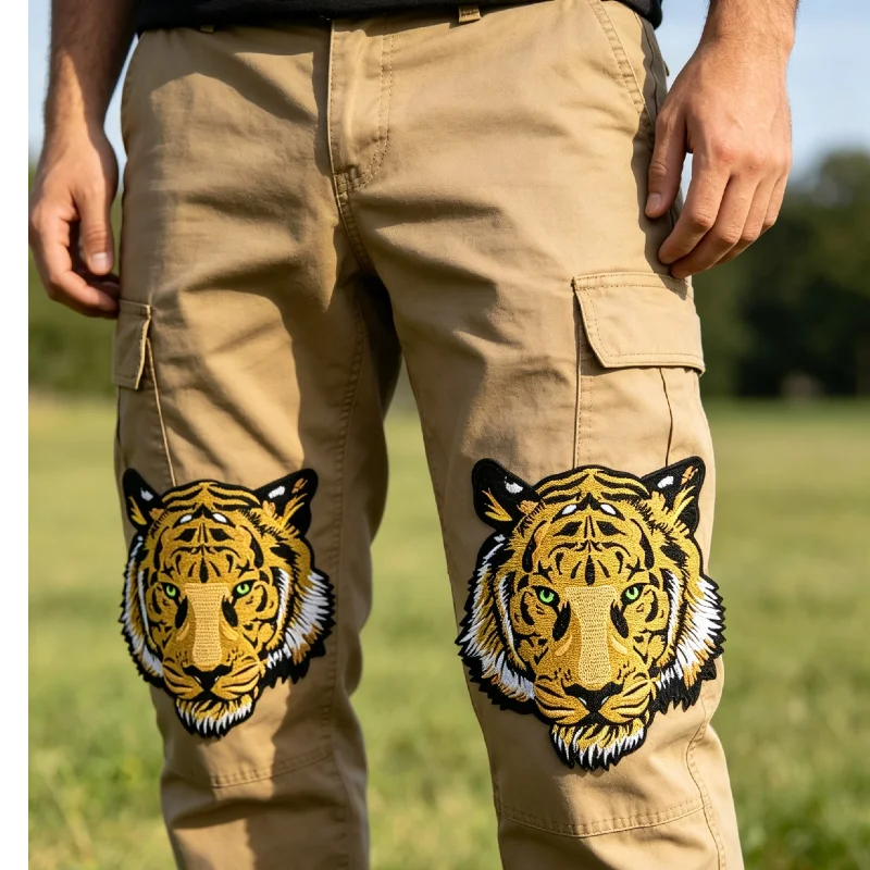 Large Tiger Head Embroidery Patch, Iron on Applique for Jacket Jeans, Export Quality Sewing DIY Arts,Crafts & Sewing
Large Tiger Head Embroidery Patch, Iron on Applique for Jacket Jeans, Export Quality Sewing DIY Arts,Crafts & Sewing