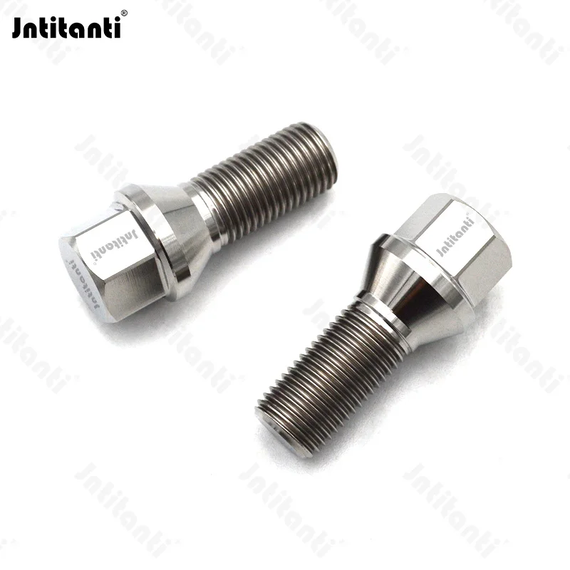 Jntitanti racing parts cone seat Gr.5 titanium hub bolt wheel bolt M14*1.25*28-45mm for BMW MINI Rolls-royces racing
Jntitanti racing parts cone seat Gr.5 titanium hub bolt wheel bolt M14*1.25*28-45mm for BMW MINI Rolls-royces racing