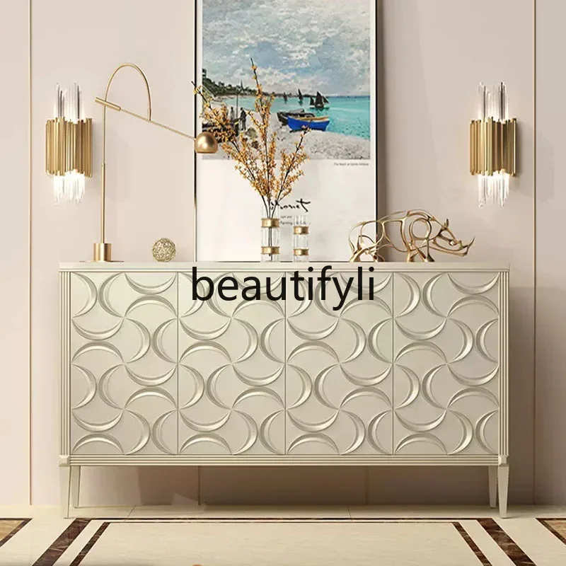 American solid wood dining side cabinet designer living room storage cabinet storage cabinet
American solid wood dining side cabinet designer living room storage cabinet storage cabinet
