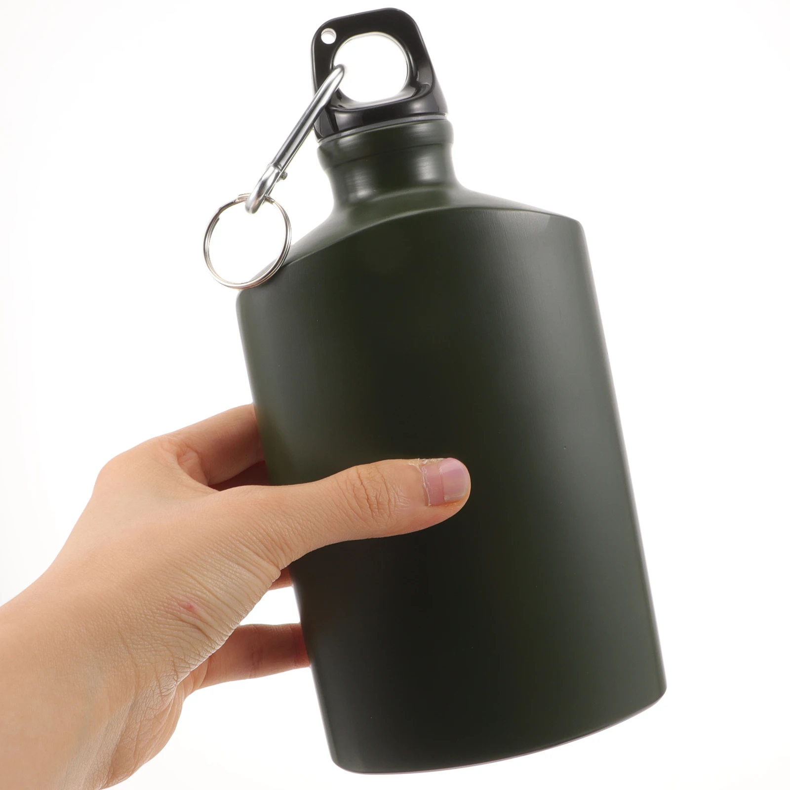 Canteen Water Bottle 500ml Aluminum Alloy Flat Portable Camping Hiking Outdoor Supplies Wear Resistant Bottle
Canteen Water Bottle 500ml Aluminum Alloy Flat Portable Camping Hiking Outdoor Supplies Wear Resistant Bottle