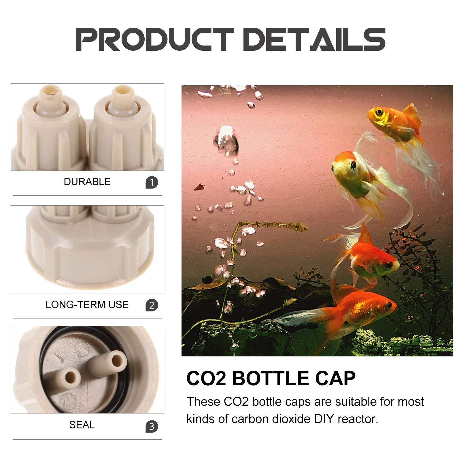 4Pcs Quick Screw Co2 Bottle Cap Plastic Aquarium DIY Reactor Carbon Dioxide System Accessory Co2 Bottle Cap DIY Tool
4Pcs Quick Screw Co2 Bottle Cap Plastic Aquarium DIY Reactor Carbon Dioxide System Accessory Co2 Bottle Cap DIY Tool