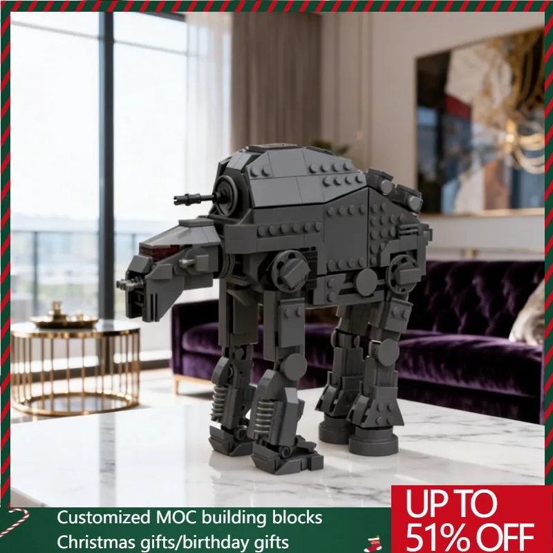 NEW 600PCS Star Battle Movie MOC AT-M6 Walker Model DIY Creative Ideas Christmas Child Toy Assembly Puzzle Birthday Gift
NEW 600PCS Star Battle Movie MOC AT-M6 Walker Model DIY Creative Ideas Christmas Child Toy Assembly Puzzle Birthday Gift