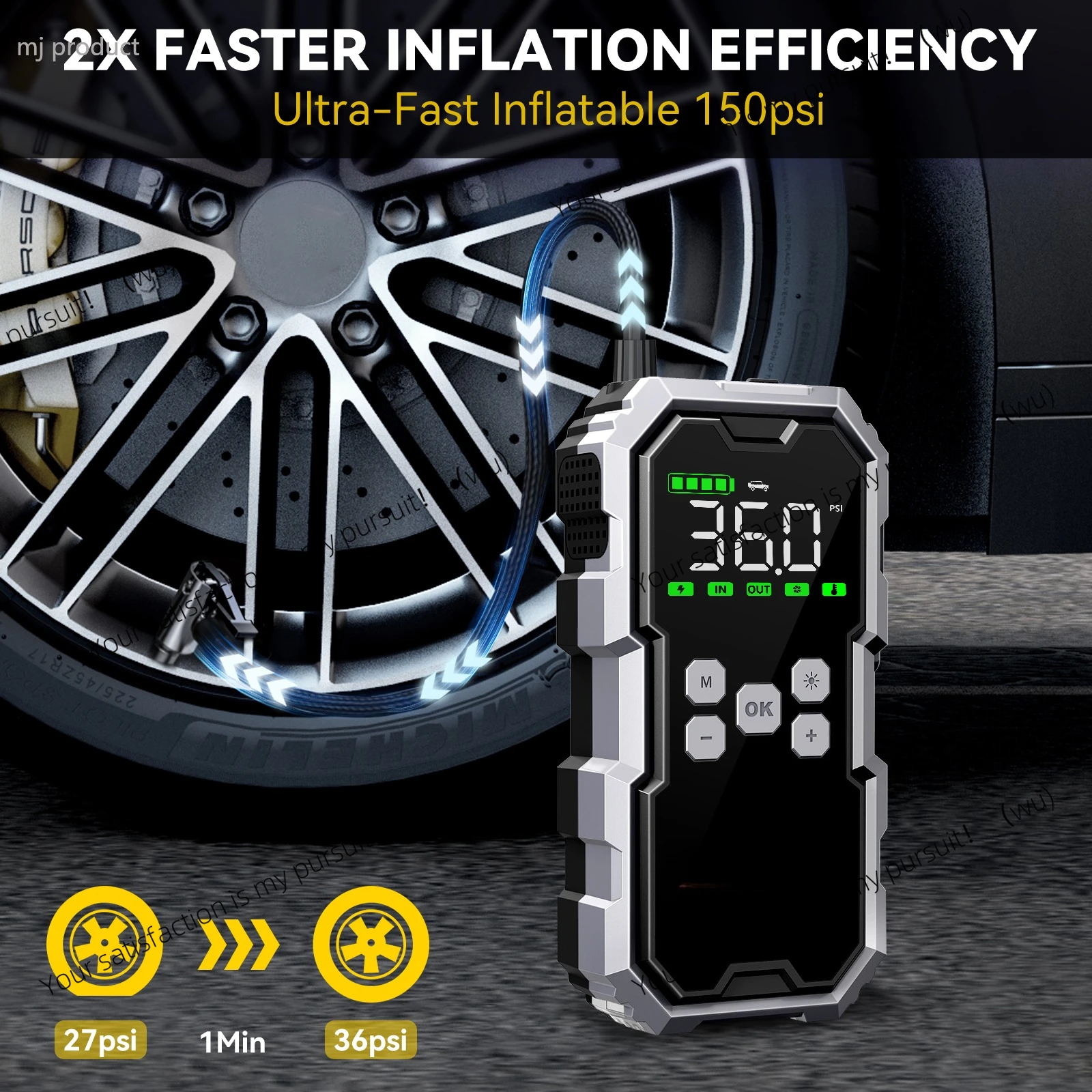 ZOCI 150PSI Air Pump Car Battery Emergency Boosters 7000A Car Jump Starter Power Bank Portable Starting Device Car Starter New
ZOCI 150PSI Air Pump Car Battery Emergency Boosters 7000A Car Jump Starter Power Bank Portable Starting Device Car Starter New