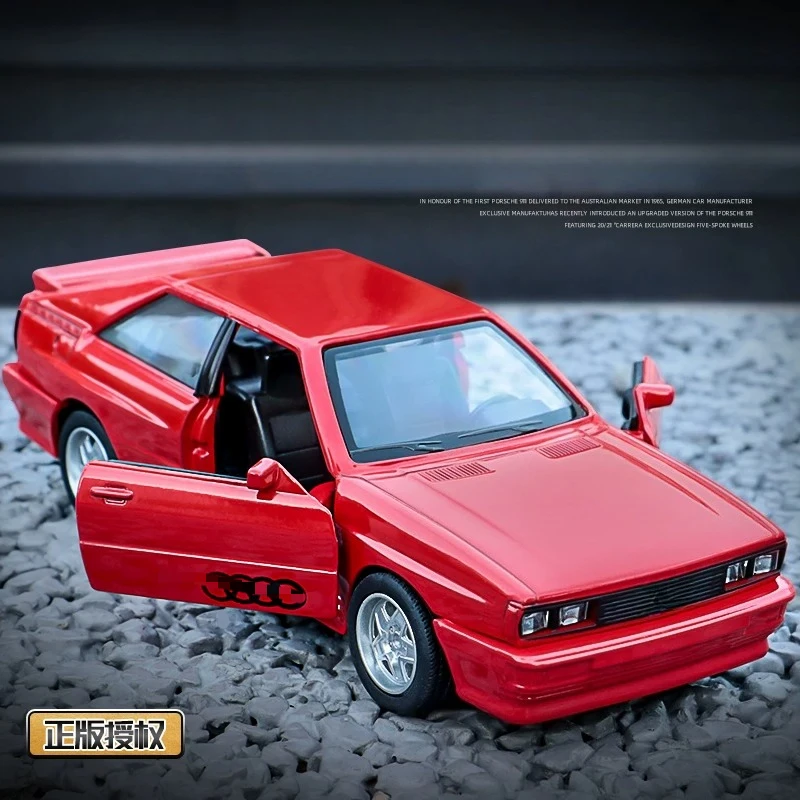 1:36 Quattro 1980 Classic Car Model Toys Alloy Diecast Vehicles Rubber Tire with Pull Back Toy Collection Gifts
1:36 Quattro 1980 Classic Car Model Toys Alloy Diecast Vehicles Rubber Tire with Pull Back Toy Collection Gifts