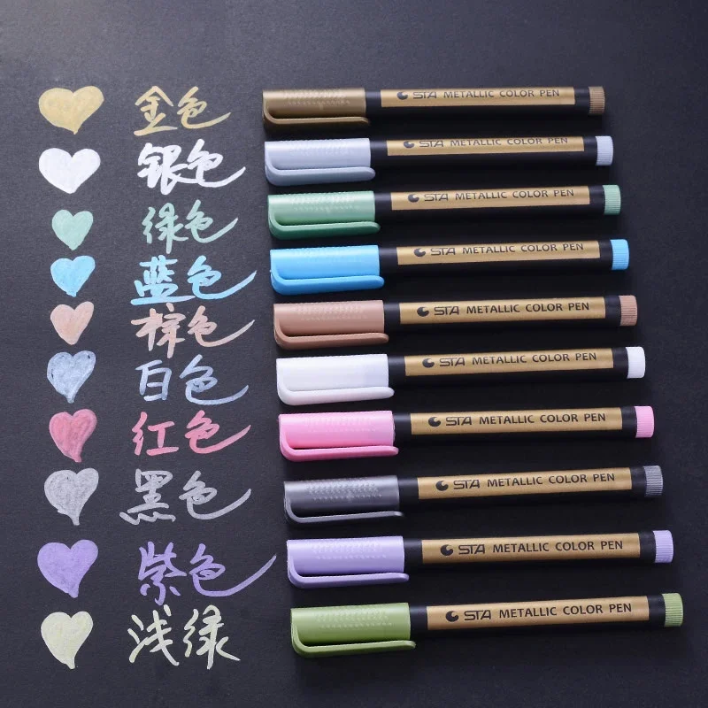 1Pc Metallic Marker Pens for Rock Painting Medium Point Paint Marker Pen for Ceramic Glass Doodling Journaling DIY Album Diary
1Pc Metallic Marker Pens for Rock Painting Medium Point Paint Marker Pen for Ceramic Glass Doodling Journaling DIY Album Diary