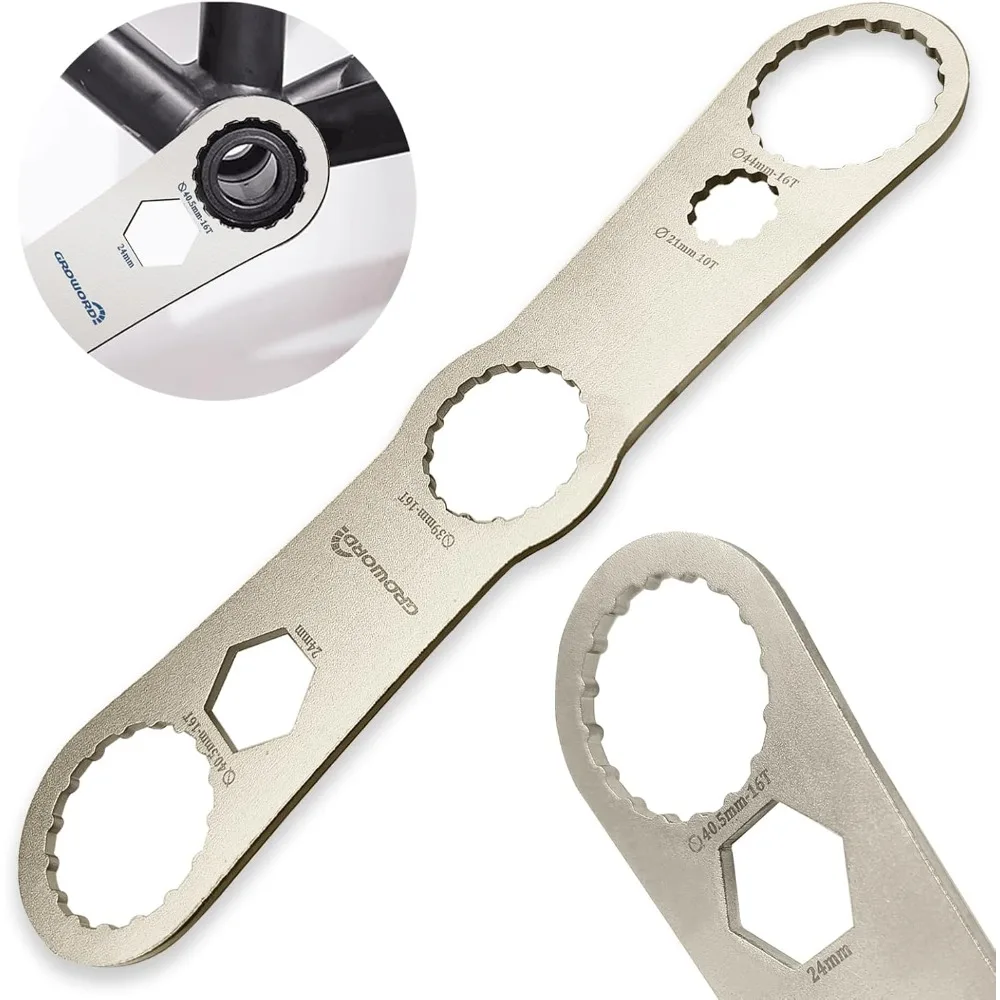 Multi -function Bottom Bracket Wrench,Suitable for BB wrench in 39 40.5 44mm outer diameter,16 Notch
Multi -function Bottom Bracket Wrench,Suitable for BB wrench in 39 40.5 44mm outer diameter,16 Notch