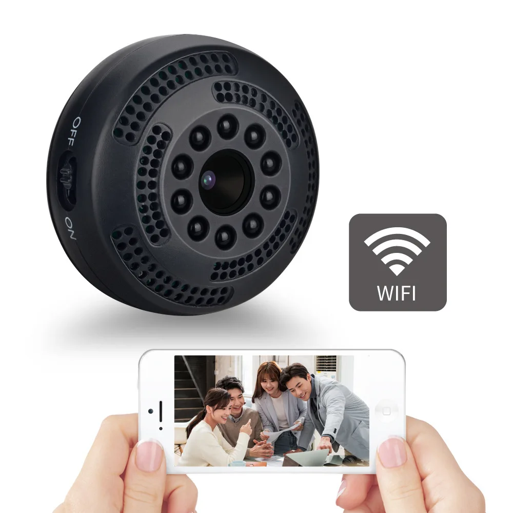 Smart WiFi Security Camera Wireless IP Camera 1080P HD PTZ Rotatable CCTV Monitor Magnetic Base Remote Access Home Surveillance