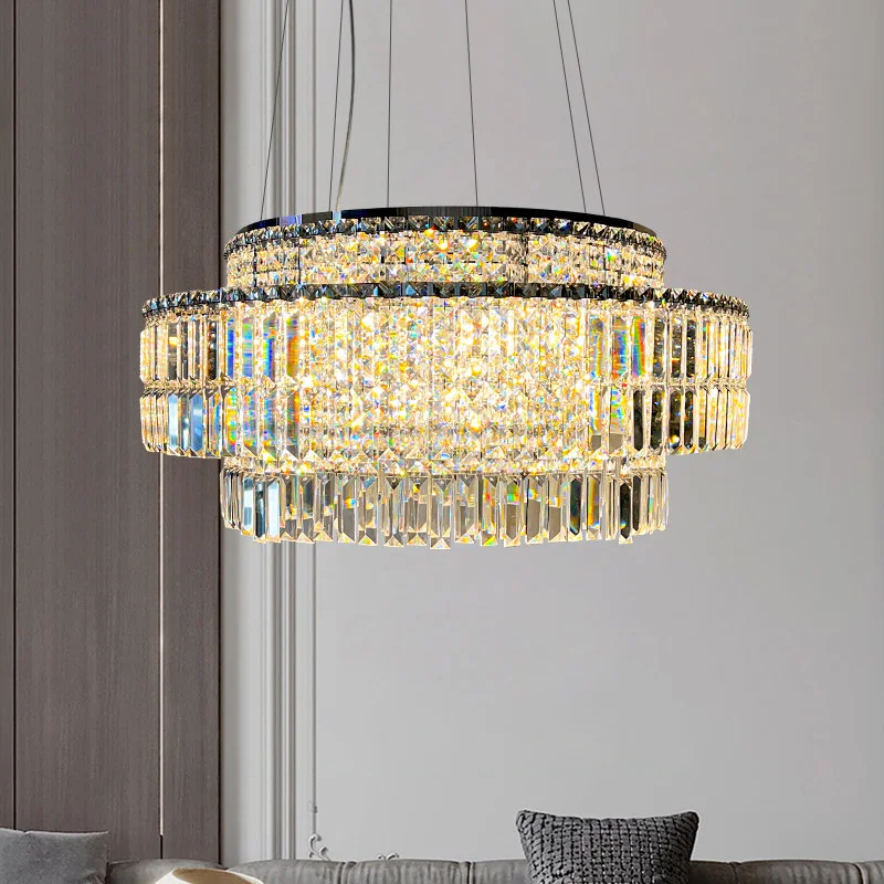 Скандинавская хрустальная люстра для гостиной, светодиодные подвесные светильники для дома, роскошные светильники для виллы, спальни, столовой, бара, подвесная лампа
Скандинавская хрустальная люстра для гостиной, светодиодные подвесные светильники для дома, роскошные светильники для виллы, спальни, столовой, бара, подвесная лампа