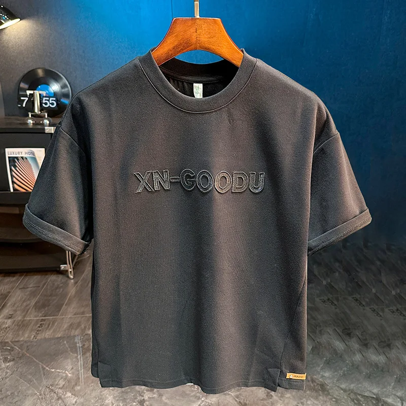 2025 New High end Short sleeved T-shirt for Men's Trendy Loose Round Neck Printed Versatile Trendy Brand Light Luxury Casual Top
2025 New High end Short sleeved T-shirt for Men's Trendy Loose Round Neck Printed Versatile Trendy Brand Light Luxury Casual Top