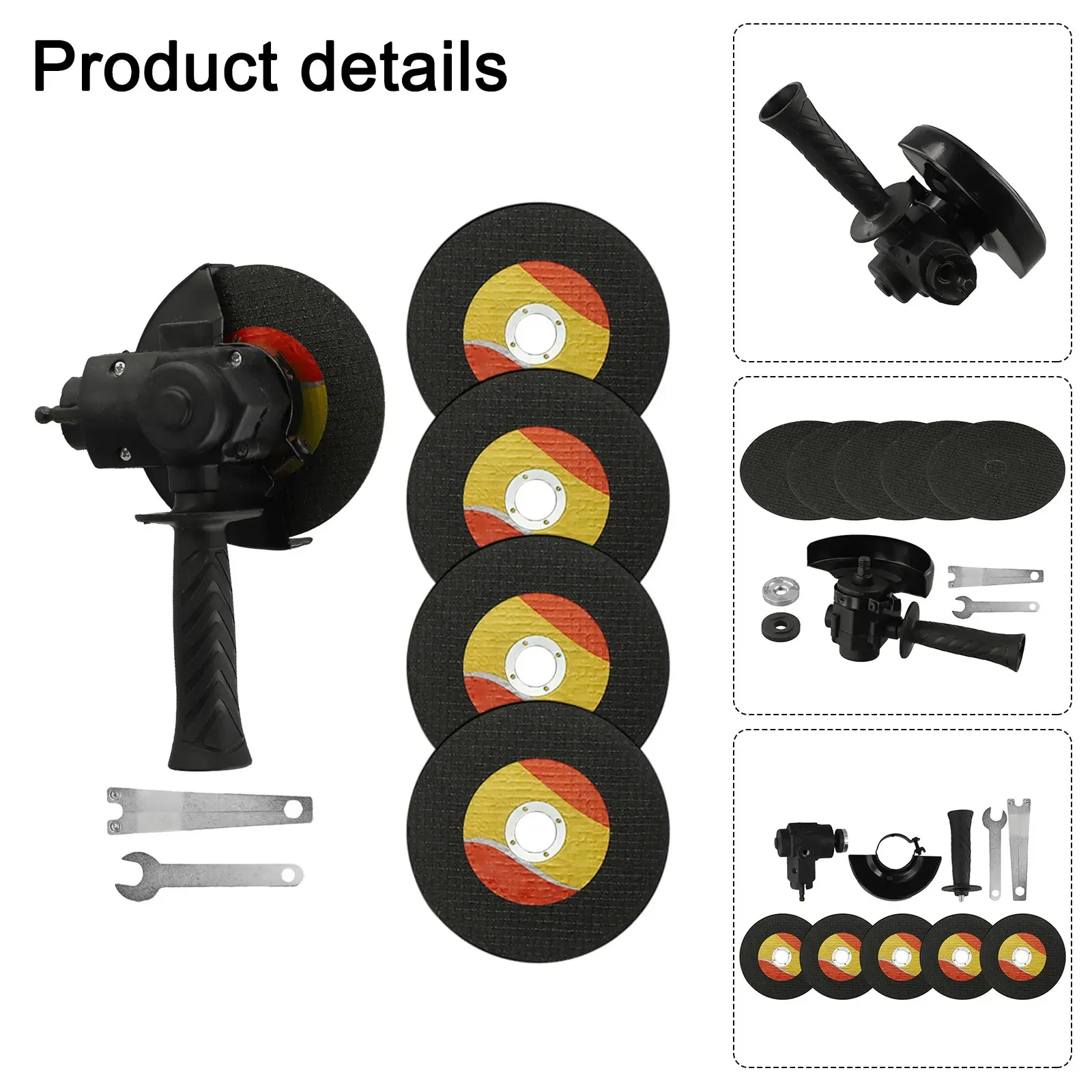 Electric Drill Angle Grinder Conversion Head Adapter With 5pcs Saw Blades For Hand Drill And Lithium Drill Power Tool Parts
Electric Drill Angle Grinder Conversion Head Adapter With 5pcs Saw Blades For Hand Drill And Lithium Drill Power Tool Parts