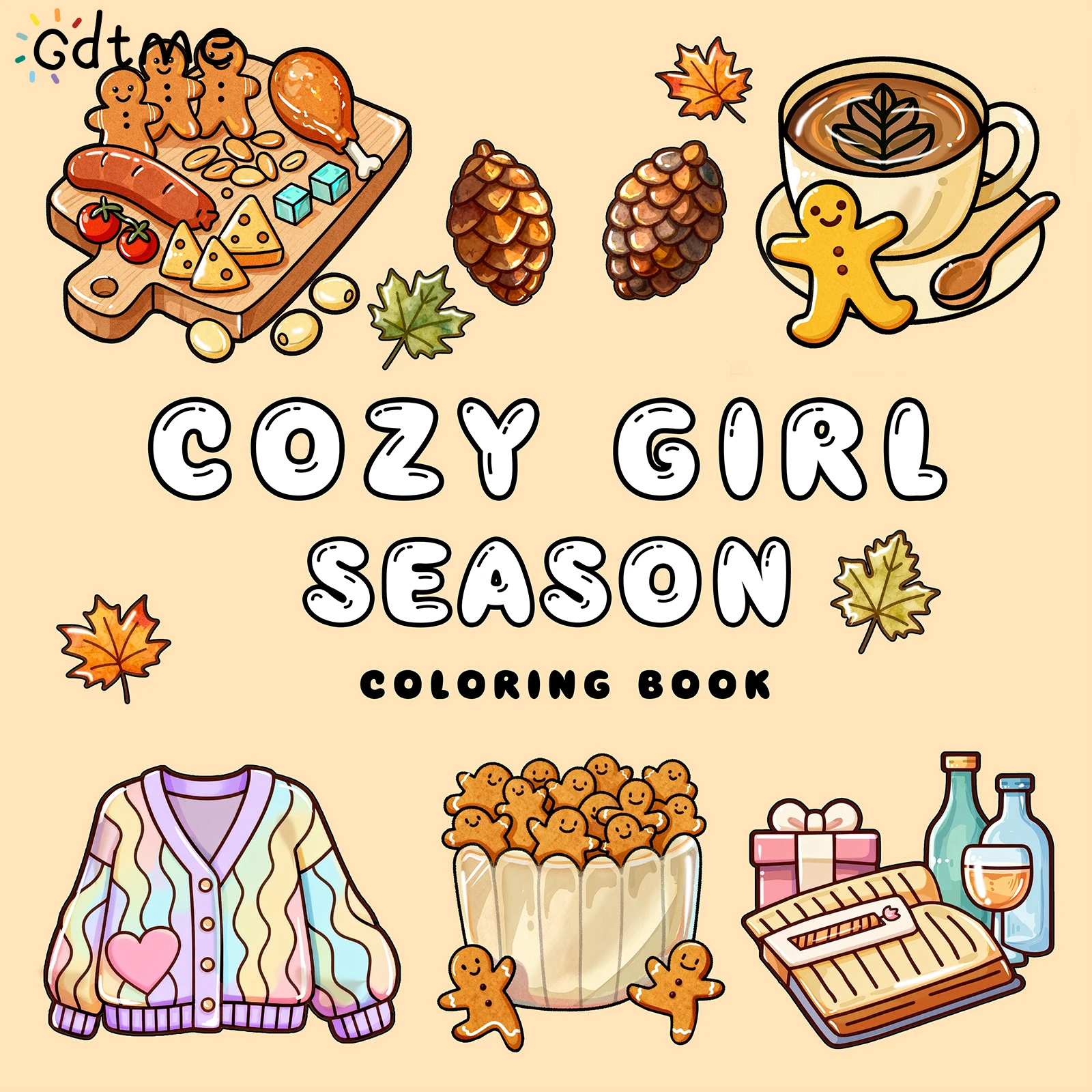COZY GIRL SEASON, яркие узоры, книжка-раскраска для взрослых, милая книга для рисования, идеальный подарок для вечеринки и дня рождения
COZY GIRL SEASON, яркие узоры, книжка-раскраска для взрослых, милая книга для рисования, идеальный подарок для вечеринки и дня рождения