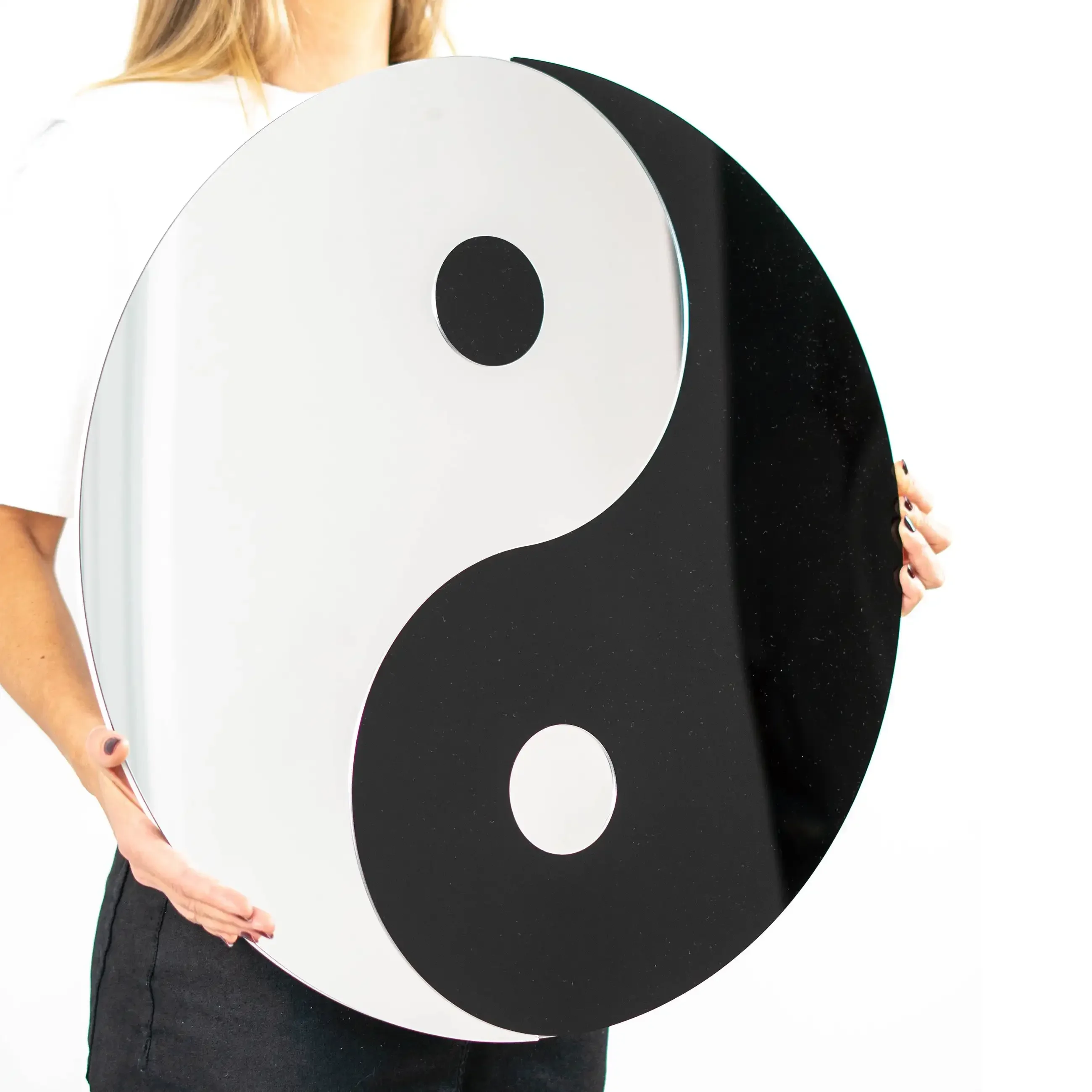 3D YinYang Acrylic Mirror Tai Chi Taiji Taijitu Symbol for Wall 3D Wall Hanging Mirror Wall Art Decor for Home Studio Office
3D YinYang Acrylic Mirror Tai Chi Taiji Taijitu Symbol for Wall 3D Wall Hanging Mirror Wall Art Decor for Home Studio Office
