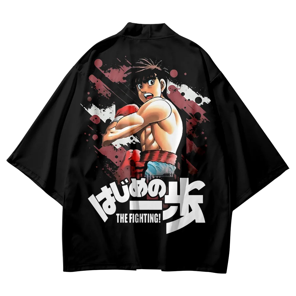Hajime No Ippo Kamogawa Boxing Gym KBG летние короткие кимоно для мужчин и детей стильный кардиган японский плащ популярный халат
Hajime No Ippo Kamogawa Boxing Gym KBG летние короткие кимоно для мужчин и детей стильный кардиган японский плащ популярный халат