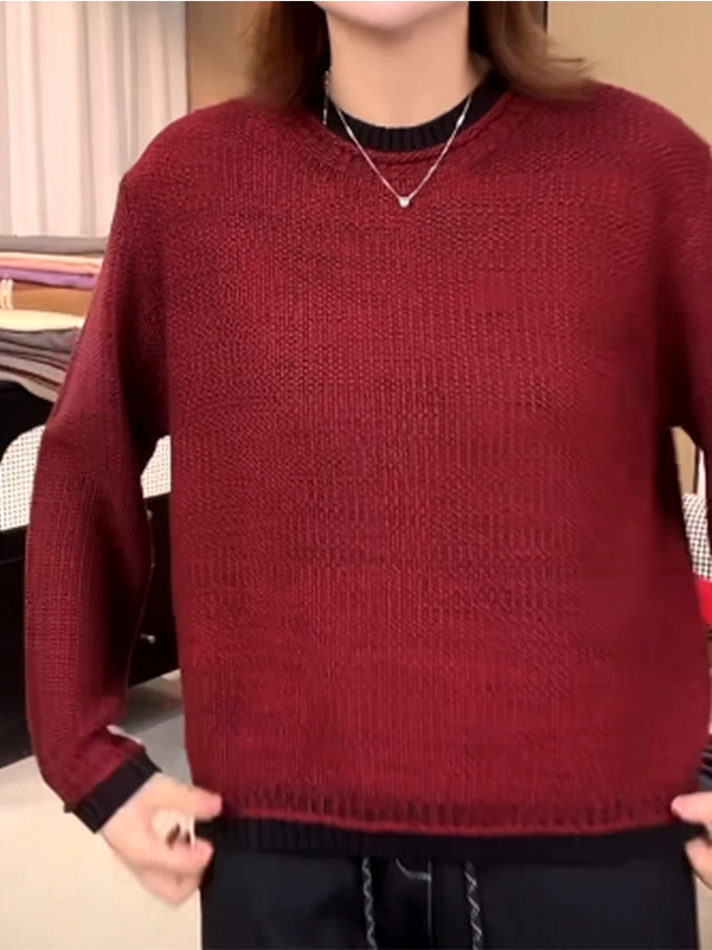 Faionable round Ne Oversized Sweater Women's Autumn Winter New Sle Knitted Top Warm Long Sve Comfortable Casual Wear
Faionable round Ne Oversized Sweater Women's Autumn Winter New Sle Knitted Top Warm Long Sve Comfortable Casual Wear