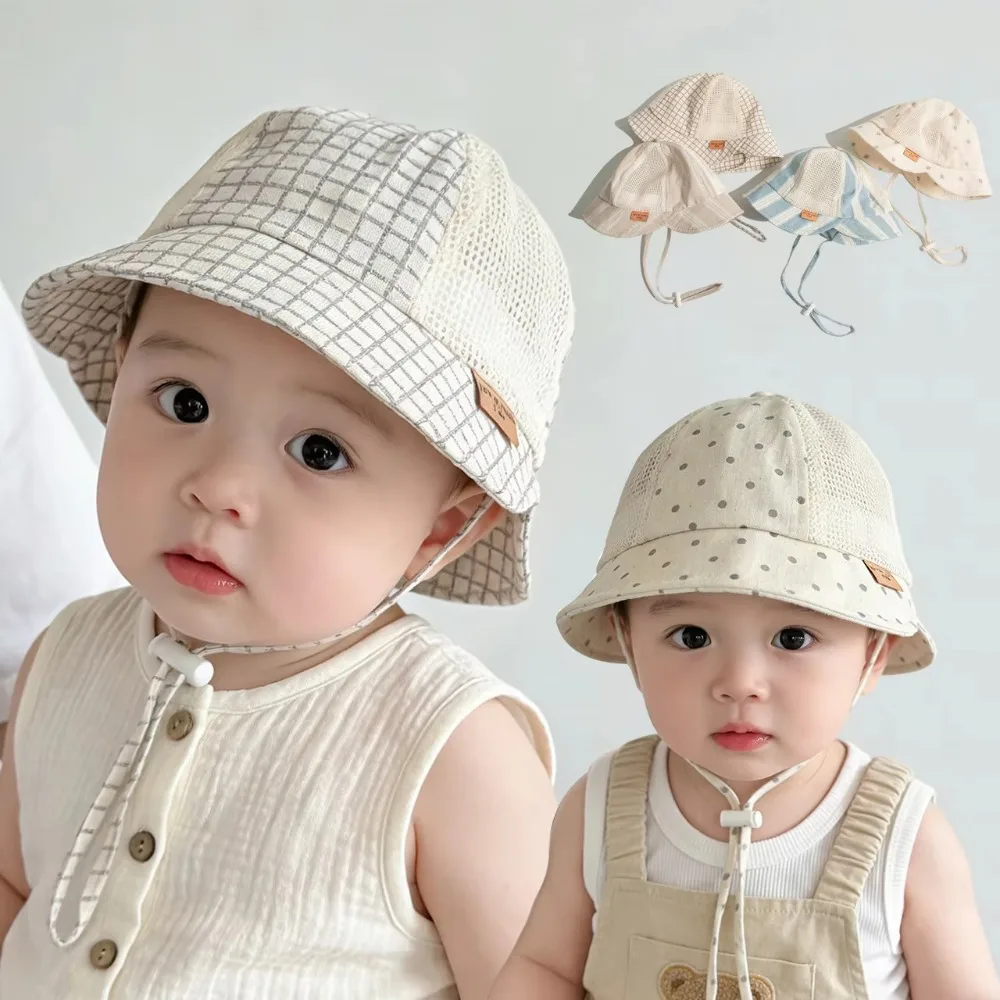Fashion Mesh Baby Bucket Hat Striped Print Breathable Sun Protection Hat UV Protection Thin Striped Hat Toddler
Fashion Mesh Baby Bucket Hat Striped Print Breathable Sun Protection Hat UV Protection Thin Striped Hat Toddler