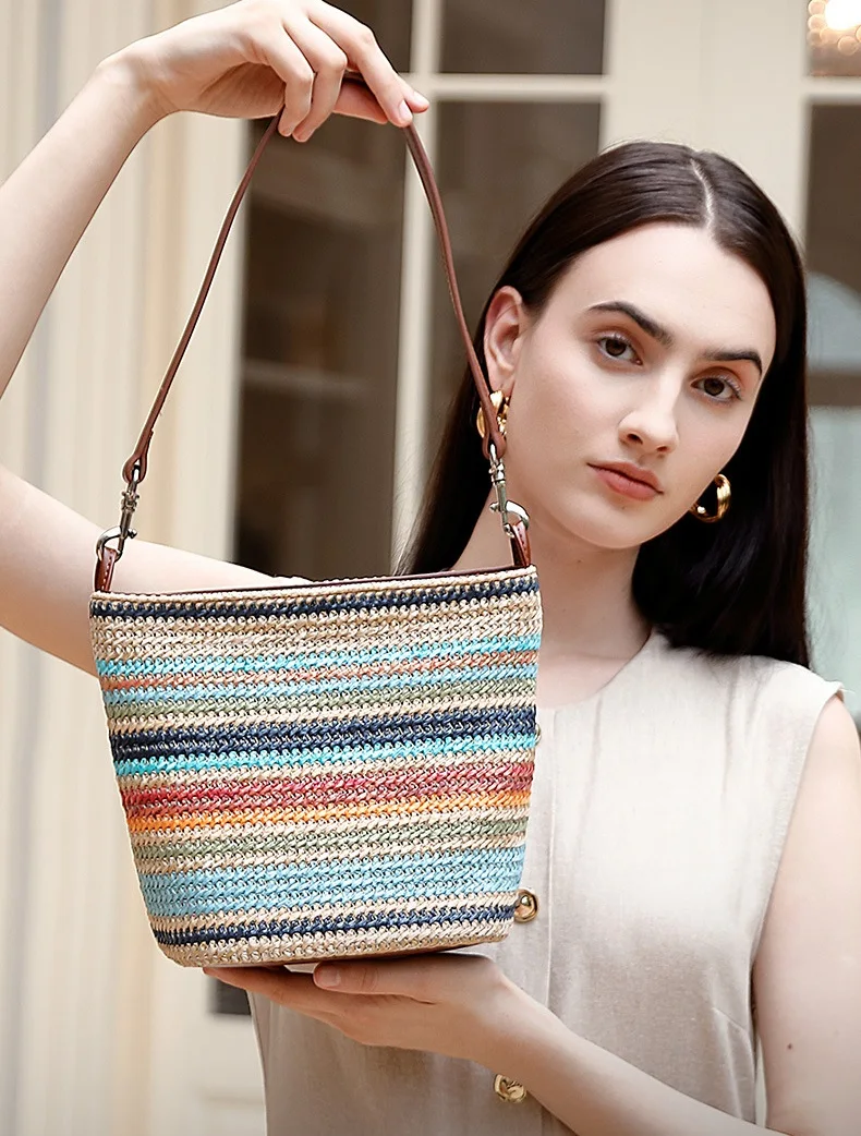 Straw-weaving Women Shoulder Bags Fashion Ladies Sling Bags Female Crossbody Bags
Straw-weaving Women Shoulder Bags Fashion Ladies Sling Bags Female Crossbody Bags
