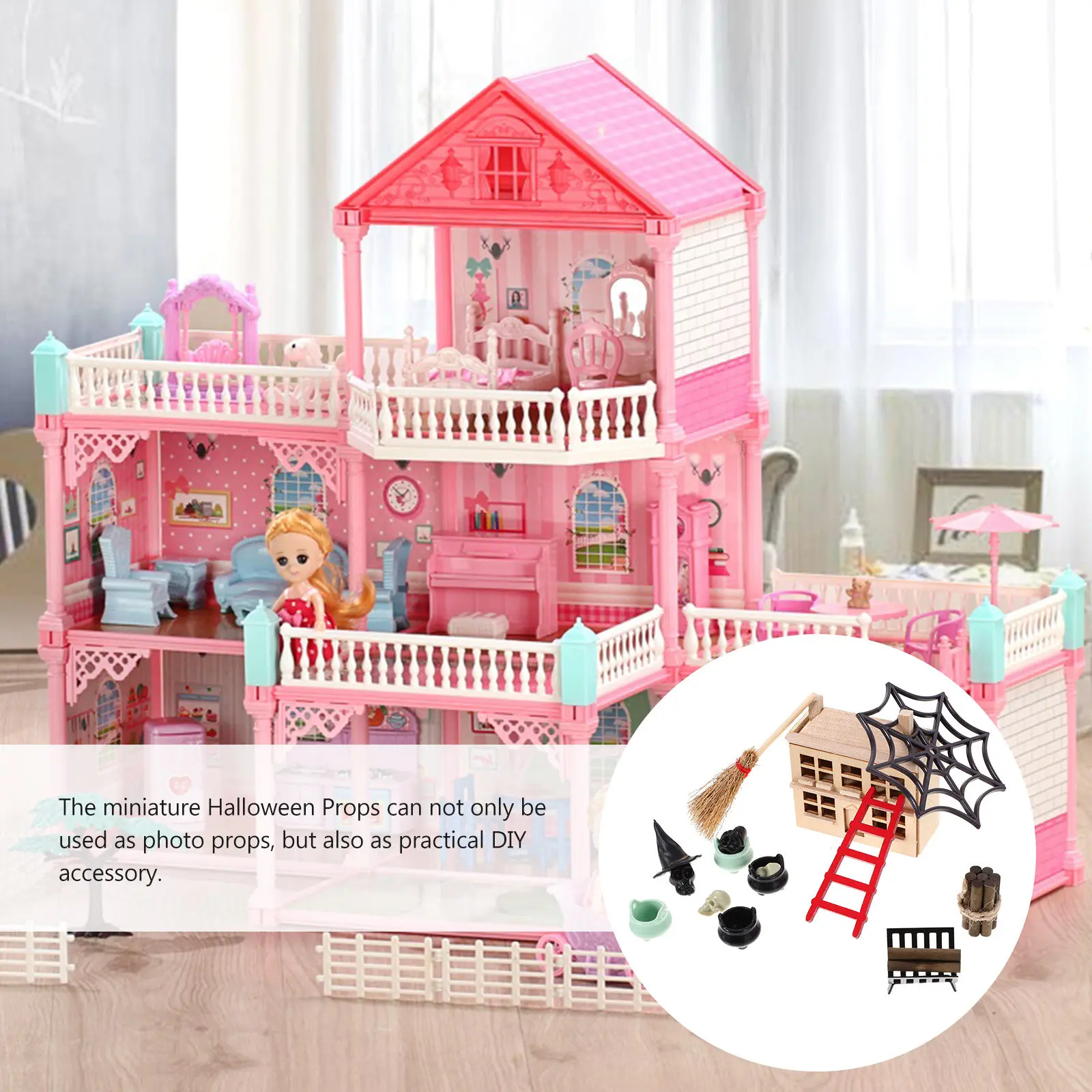 1Set Halloween Micro Landscape Adornments DIY Craft Decor Mini House Accessories Festive Party Supplies Halloween House Kit
1Set Halloween Micro Landscape Adornments DIY Craft Decor Mini House Accessories Festive Party Supplies Halloween House Kit