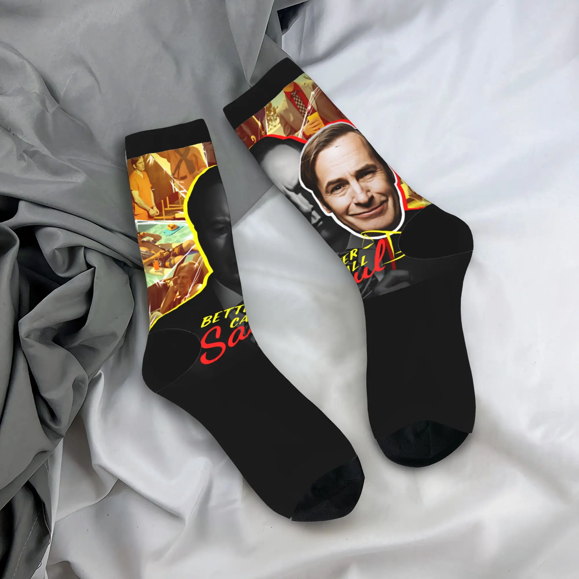 Better Call Saul Crime Television Socks Breaking Bad Stockings Anti-Slip Men Socks Comfortable Autumn Outdoor Sports Socks
Better Call Saul Crime Television Socks Breaking Bad Stockings Anti-Slip Men Socks Comfortable Autumn Outdoor Sports Socks