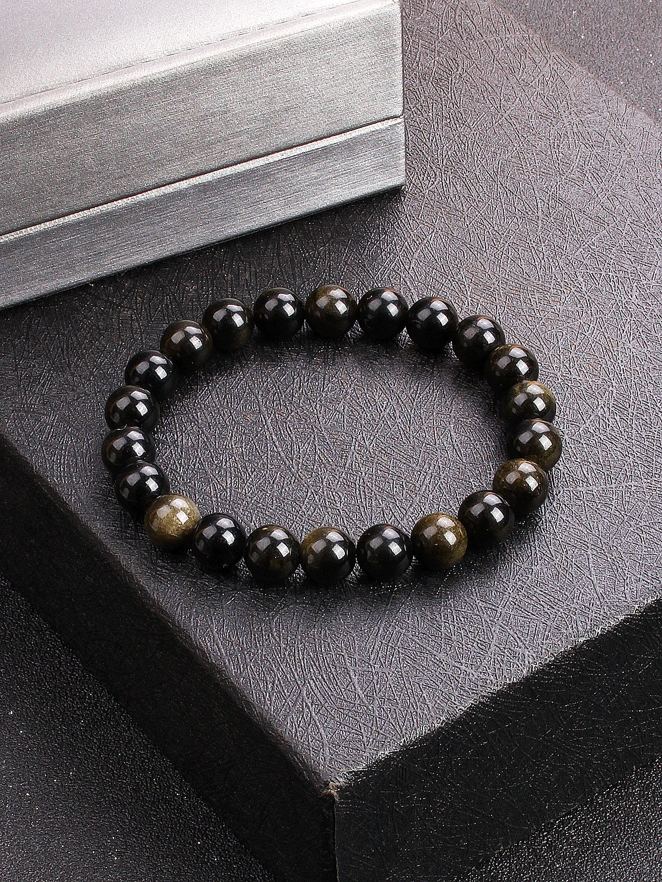 6/8MM Golden Obsidian Bracelets Men Natural Gold Sheen Obsidian Stone Round Beads Bracelet Women Couple Jewelry Gift Pulsera
6/8MM Golden Obsidian Bracelets Men Natural Gold Sheen Obsidian Stone Round Beads Bracelet Women Couple Jewelry Gift Pulsera