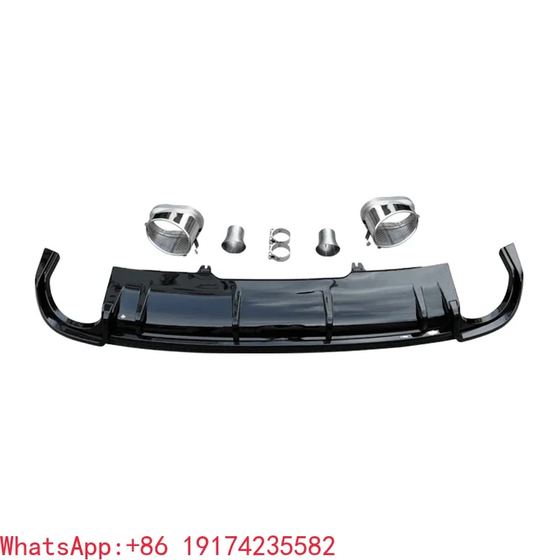 RS4 Whole Sale Car Diffuser Fit for Aud A4 Non Sline Refit to RS4 Style Rear Bumper Diffuser with Tailpipe 2017 2018 2019 
RS4 Whole Sale Car Diffuser Fit for Aud A4 Non Sline Refit to RS4 Style Rear Bumper Diffuser with Tailpipe 2017 2018 2019