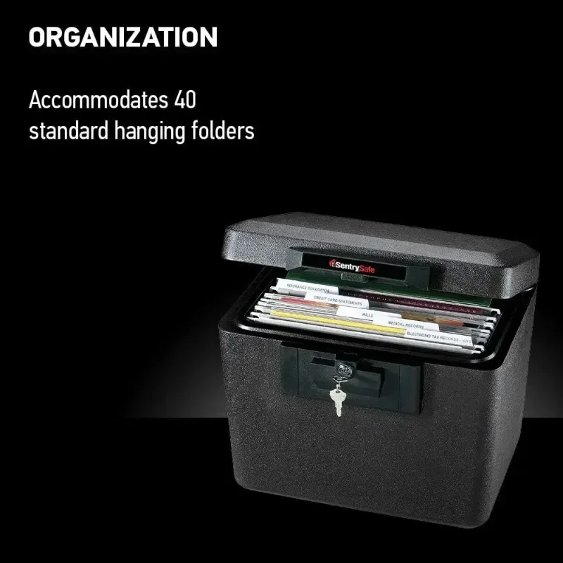 Hot sale.0.61 Cubic Feet Black Fireproof Document Box With Key Lock, Safe Secures Files And Documents For Home Or Office,
Hot sale.0.61 Cubic Feet Black Fireproof Document Box With Key Lock, Safe Secures Files And Documents For Home Or Office,