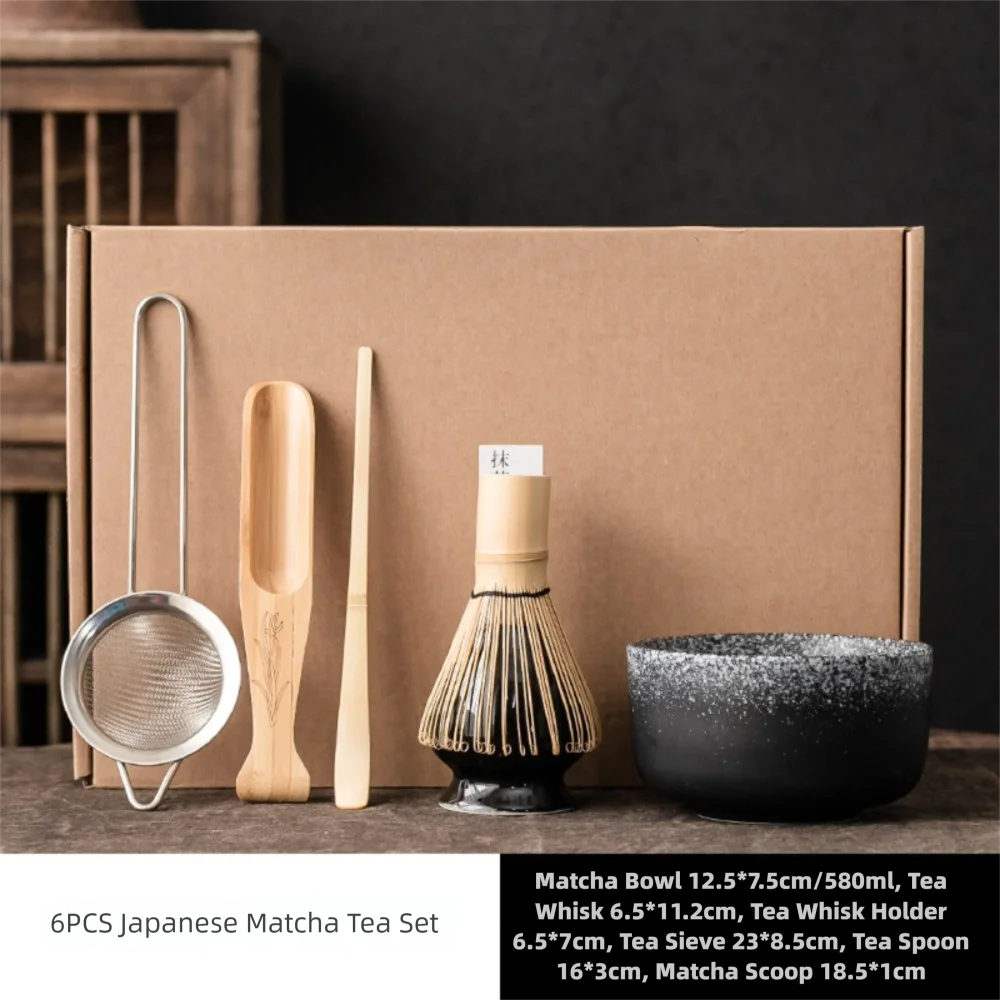 Traditional Bamboo Ceramic Japanese Matcha Tea Set Food Grade Reusable Matcha Whisk Set Safe Japanese Chasen
Traditional Bamboo Ceramic Japanese Matcha Tea Set Food Grade Reusable Matcha Whisk Set Safe Japanese Chasen
