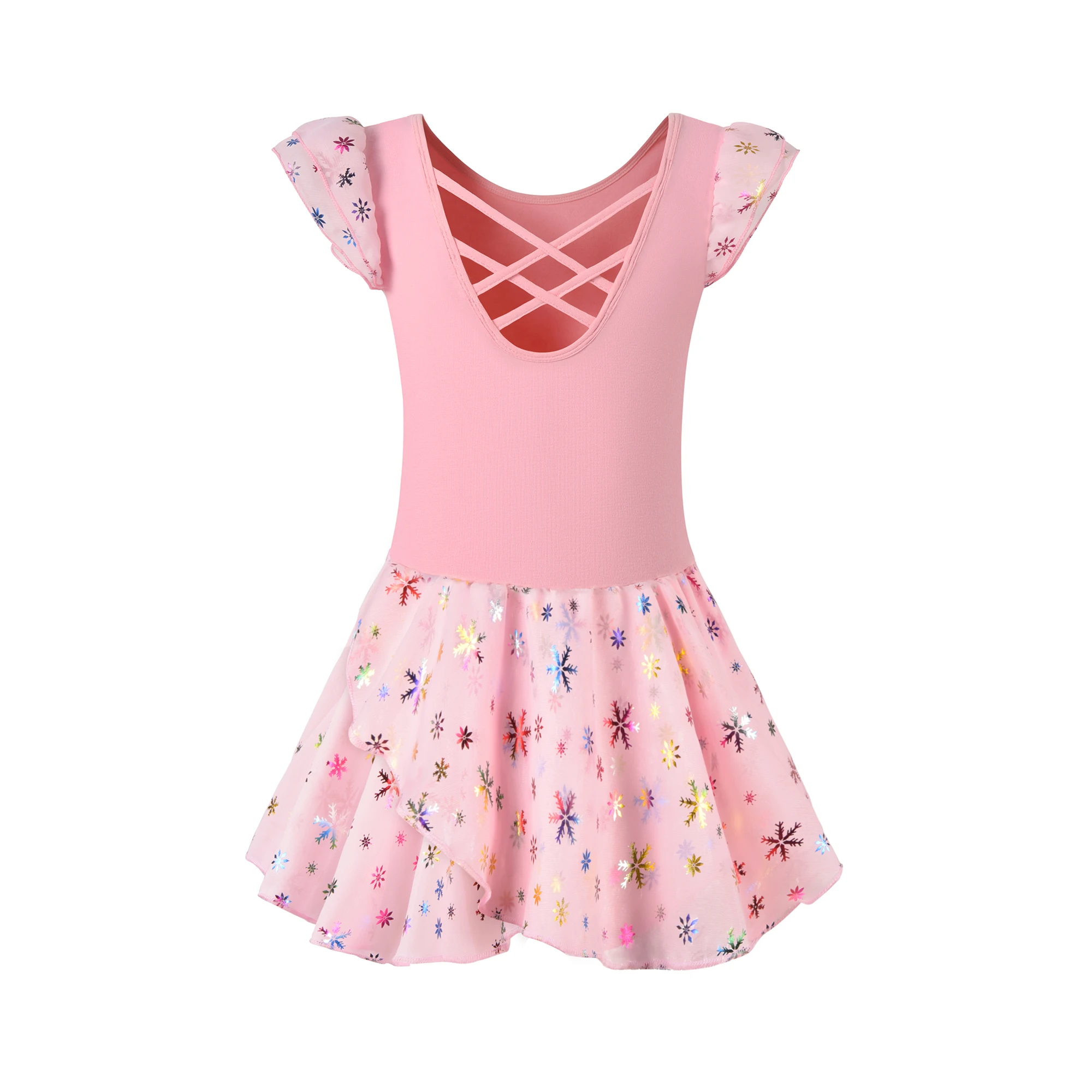 Ballet Leotards for Girls Dance Skirted Leotard Kids Ballet Tutu Dress Toddler Shiny Ruffle Sleeve Dancewear
Ballet Leotards for Girls Dance Skirted Leotard Kids Ballet Tutu Dress Toddler Shiny Ruffle Sleeve Dancewear