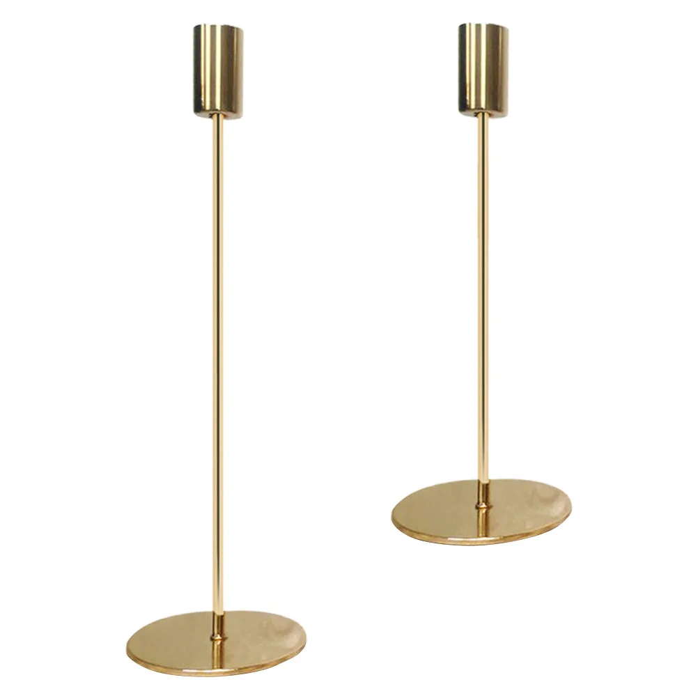 2PCS Gold Iron C Holders European Style Metal C St Decoration Romantic Wedding Party Luxurious
2PCS Gold Iron C Holders European Style Metal C St Decoration Romantic Wedding Party Luxurious