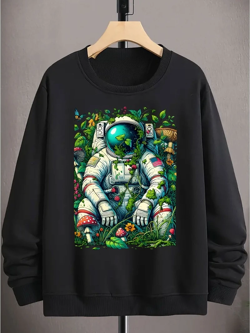Astronaut Casual Fashion Commuting Soft Printed Mens 2025 Autumn Winter Round-neck Hoodie Is for Both Men and Women Top
Astronaut Casual Fashion Commuting Soft Printed Mens 2025 Autumn Winter Round-neck Hoodie Is for Both Men and Women Top