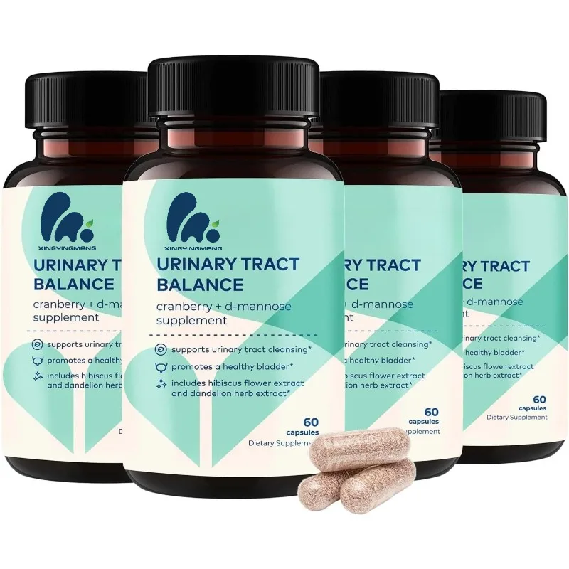 Male and female bladder health and urinary tract hygiene vitamin 1350mg, containing D-mannose and cranberry -60 capsules
Male and female bladder health and urinary tract hygiene vitamin 1350mg, containing D-mannose and cranberry -60 capsules
