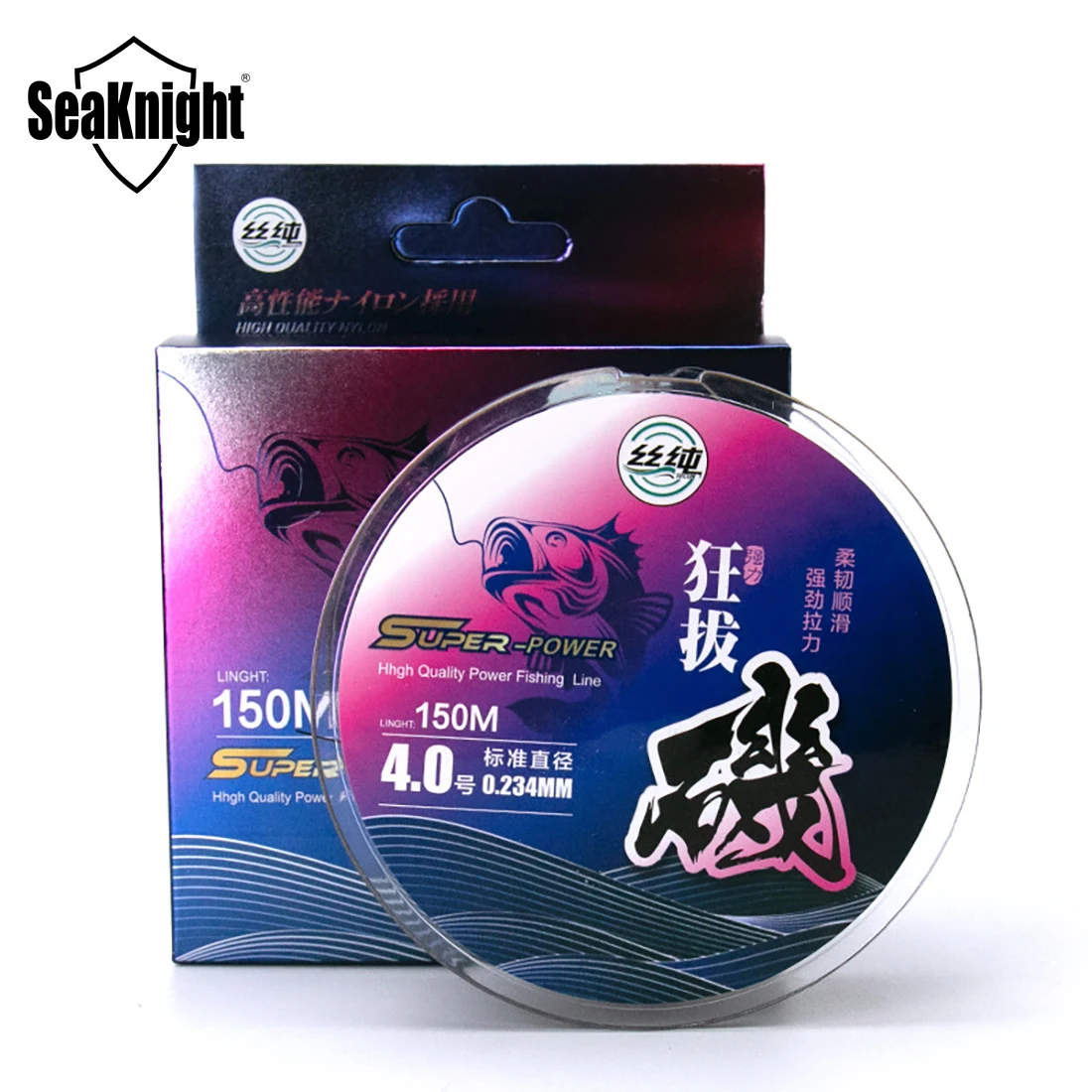 2023 SeaKnight SiChun Wear Resistance Rock Fishing Line 150M Smooth Strong Semi floating Nylon Two Colors line Saltwater Tackle
2023 SeaKnight SiChun Wear Resistance Rock Fishing Line 150M Smooth Strong Semi floating Nylon Two Colors line Saltwater Tackle