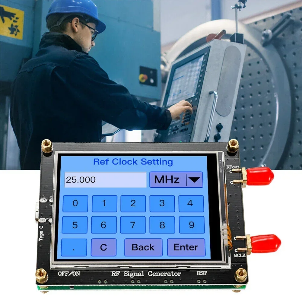 Output Signal Interface RF Signal Generator RF Signal Generator Output Frequency Range Touch Screen ADF RF Signal Generator
Output Signal Interface RF Signal Generator RF Signal Generator Output Frequency Range Touch Screen ADF RF Signal Generator