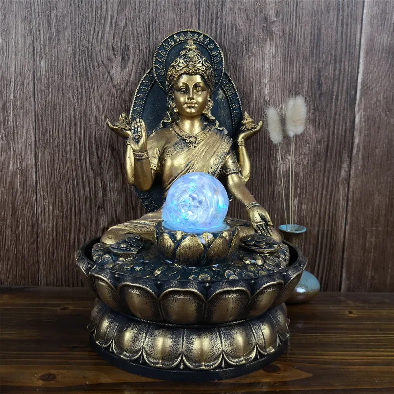 Southeast Asia Thailand Buddha Statue Waterscape Fountain Creative Resin Flowing Decoration Gift
Southeast Asia Thailand Buddha Statue Waterscape Fountain Creative Resin Flowing Decoration Gift