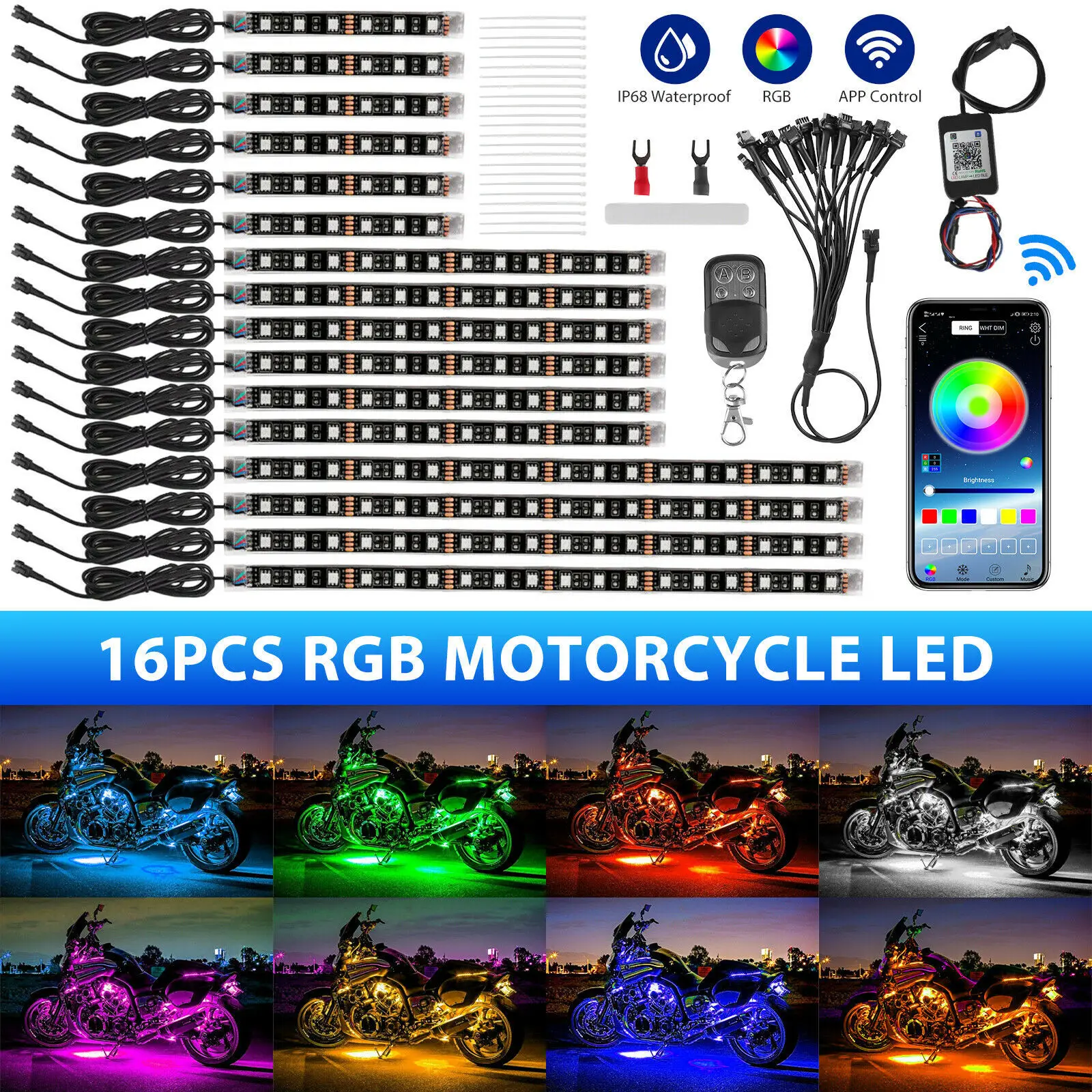 Светодиодная RGB-лента для внедорожников APP, модифицированная подсветка шасси, атмосферная подсветка салона, 12В, с пультом ДУ, гибкая, водонепроницаемая
Светодиодная RGB-лента для внедорожников APP, модифицированная подсветка шасси, атмосферная подсветка салона, 12В, с пультом ДУ, гибкая, водонепроницаемая