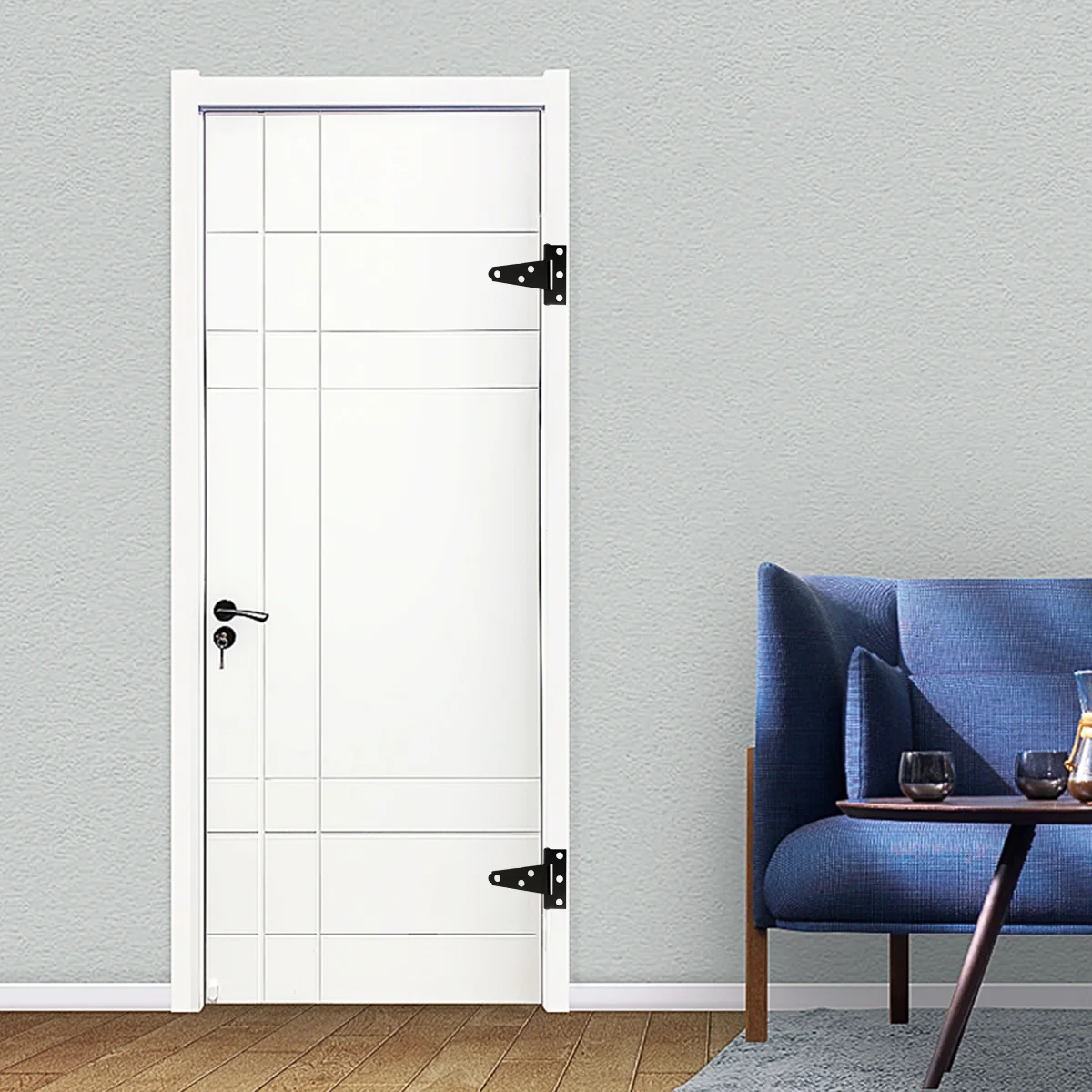 2Pcs T Shape Door Hinges Galvanized Resistant Heavy Duty Shed Gate Hinges 2 Inches Furniture Cabinet Barn Door
2Pcs T Shape Door Hinges Galvanized Resistant Heavy Duty Shed Gate Hinges 2 Inches Furniture Cabinet Barn Door