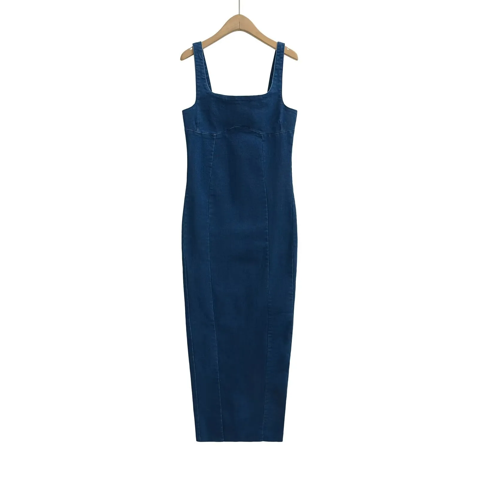 Withered 2026 Slimming Temperament Camisole Split Hip Skirt Denim Mid Length Skirt For Women Party Dresses Vestidos Women's Dres
Withered 2026 Slimming Temperament Camisole Split Hip Skirt Denim Mid Length Skirt For Women Party Dresses Vestidos Women's Dres