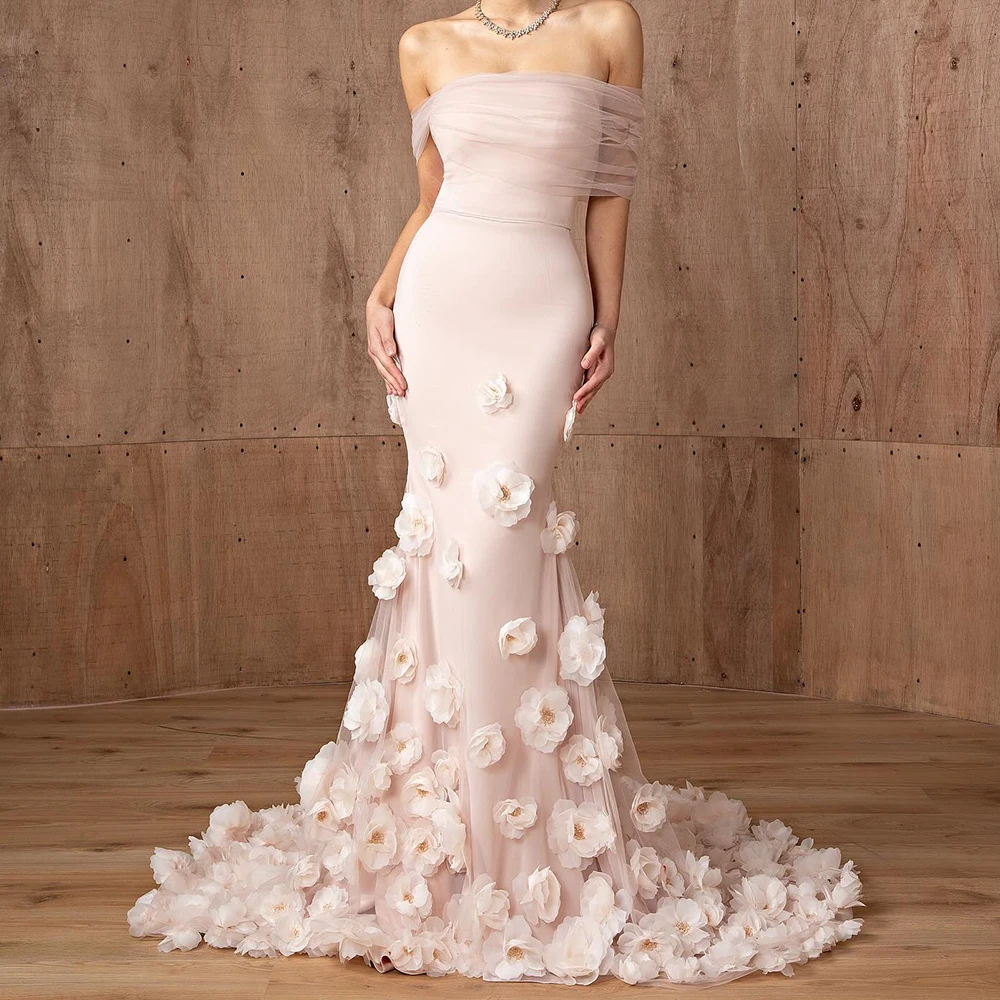 Customized Delicate Mermaid Floor Length Strapless Organza Sleeveless Appliques Evening Dress Elegant vestidos para mujer
Customized Delicate Mermaid Floor Length Strapless Organza Sleeveless Appliques Evening Dress Elegant vestidos para mujer