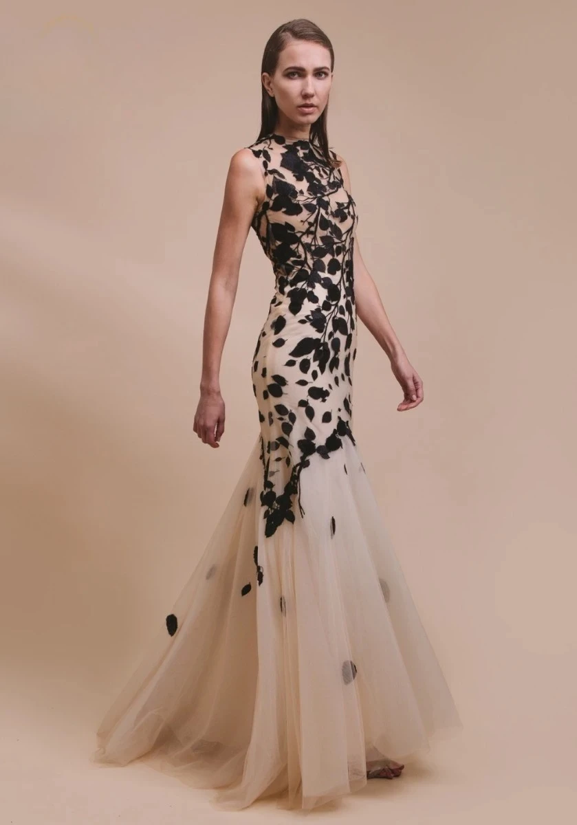 High Quality Mermaid Evening Dresses Long Lace Appliques Champagne Tulle Prom Gown High Neck Floor Length Special Occasion Dress
High Quality Mermaid Evening Dresses Long Lace Appliques Champagne Tulle Prom Gown High Neck Floor Length Special Occasion Dress