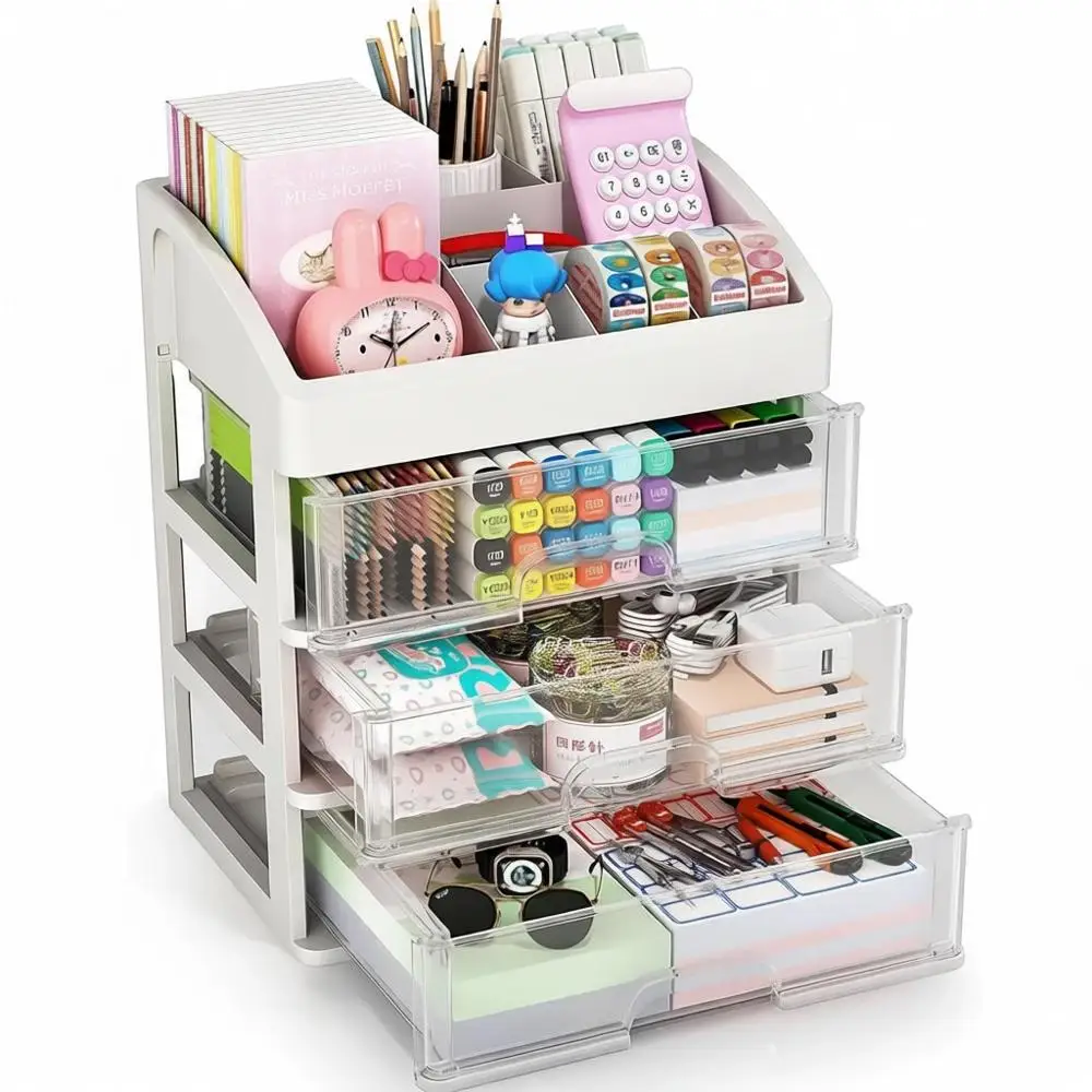 Multi-Purpose 3-Compartment Desk Organizer for Office, School Supplies & Stationery
Multi-Purpose 3-Compartment Desk Organizer for Office, School Supplies & Stationery