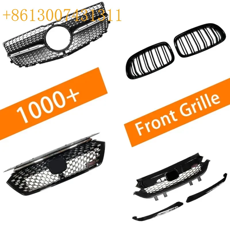 Front Bumper Grille with LED Light Car Exterior Decorative Accessory
Front Bumper Grille with LED Light Car Exterior Decorative Accessory