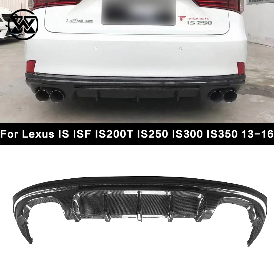 Carbon Fiber Rear Bumper Lip Guard Plate Splitter For Lexus IS ISF IS200T IS250 IS300 IS350 13-16 Four Outlet Diffuser Body Kit
Carbon Fiber Rear Bumper Lip Guard Plate Splitter For Lexus IS ISF IS200T IS250 IS300 IS350 13-16 Four Outlet Diffuser Body Kit