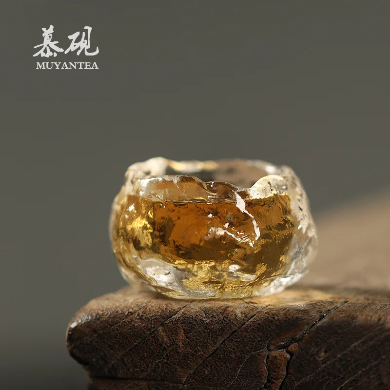 Muyan Japanese Style Irregular Glass Creative Heat-Resistant Handmade Personal Tasting Master Single Cup Kung Fu Tea Set
Muyan Japanese Style Irregular Glass Creative Heat-Resistant Handmade Personal Tasting Master Single Cup Kung Fu Tea Set
