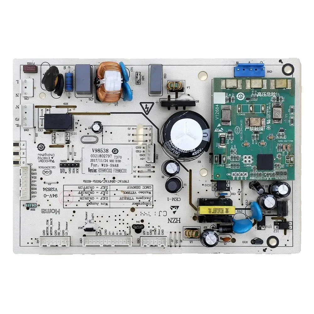 Refrigerator Motherboard, PCB Control Board, Model Number W19-59AB, 02797, Original
Refrigerator Motherboard, PCB Control Board, Model Number W19-59AB, 02797, Original