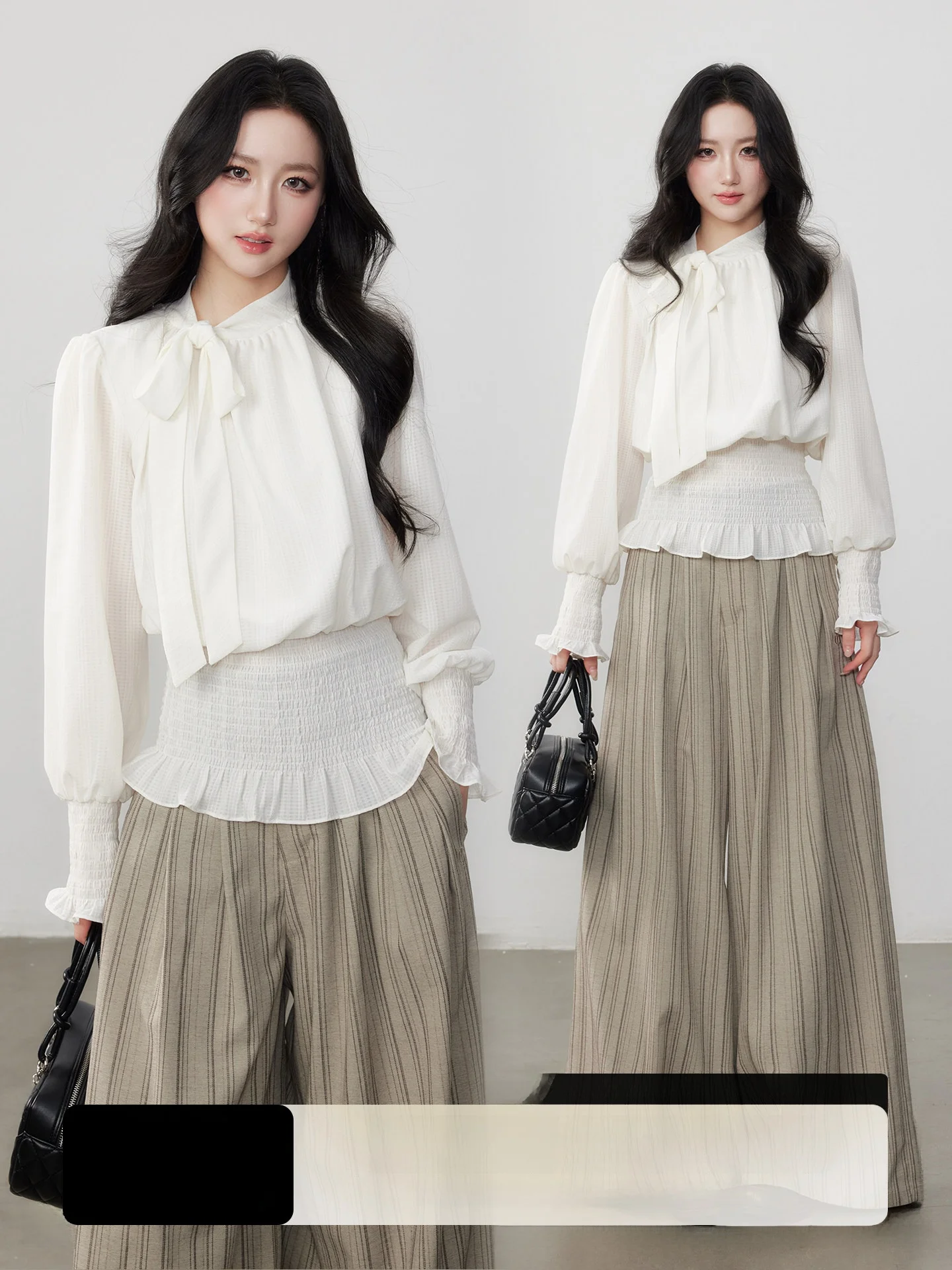 Yuzhi Gentle Wind Style Long Sleeve Shirt Waist Cinching Design White Polka Dot Slimming Effect Spring Summer New Arrival
Yuzhi Gentle Wind Style Long Sleeve Shirt Waist Cinching Design White Polka Dot Slimming Effect Spring Summer New Arrival