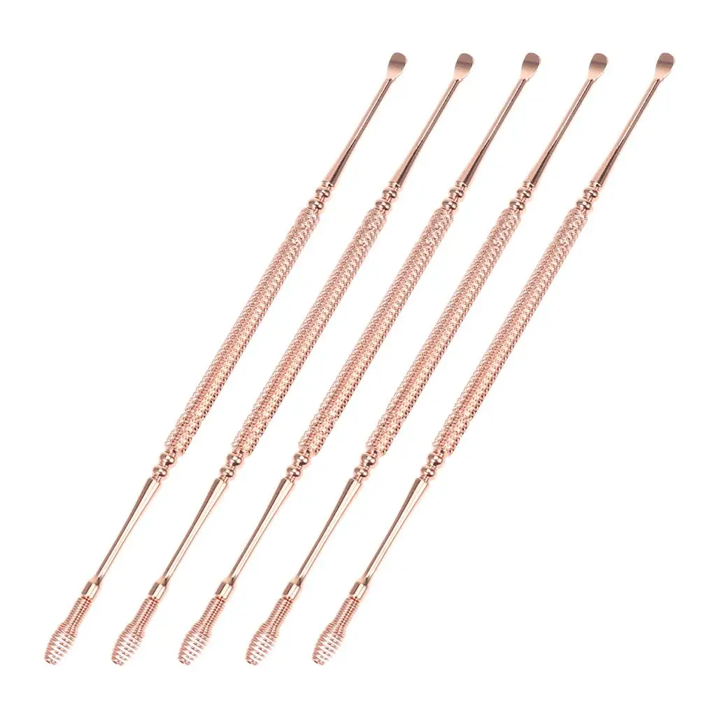 5 Pcs Double Head Spring Curette Stainless Steel Ear Spoon Cleaning Tools Rose Gold Non Rust Durable Safe Daily Use Ear
5 Pcs Double Head Spring Curette Stainless Steel Ear Spoon Cleaning Tools Rose Gold Non Rust Durable Safe Daily Use Ear