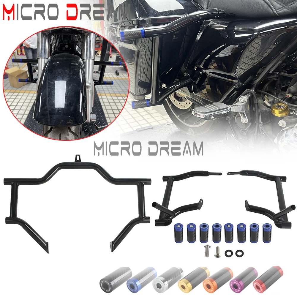 Highway Peg High 2 Step Crash Bar Engine Guard Saddlebag Tip-Over Bar For Harley Touring Road King Electra Street Glide ST CVO
Highway Peg High 2 Step Crash Bar Engine Guard Saddlebag Tip-Over Bar For Harley Touring Road King Electra Street Glide ST CVO